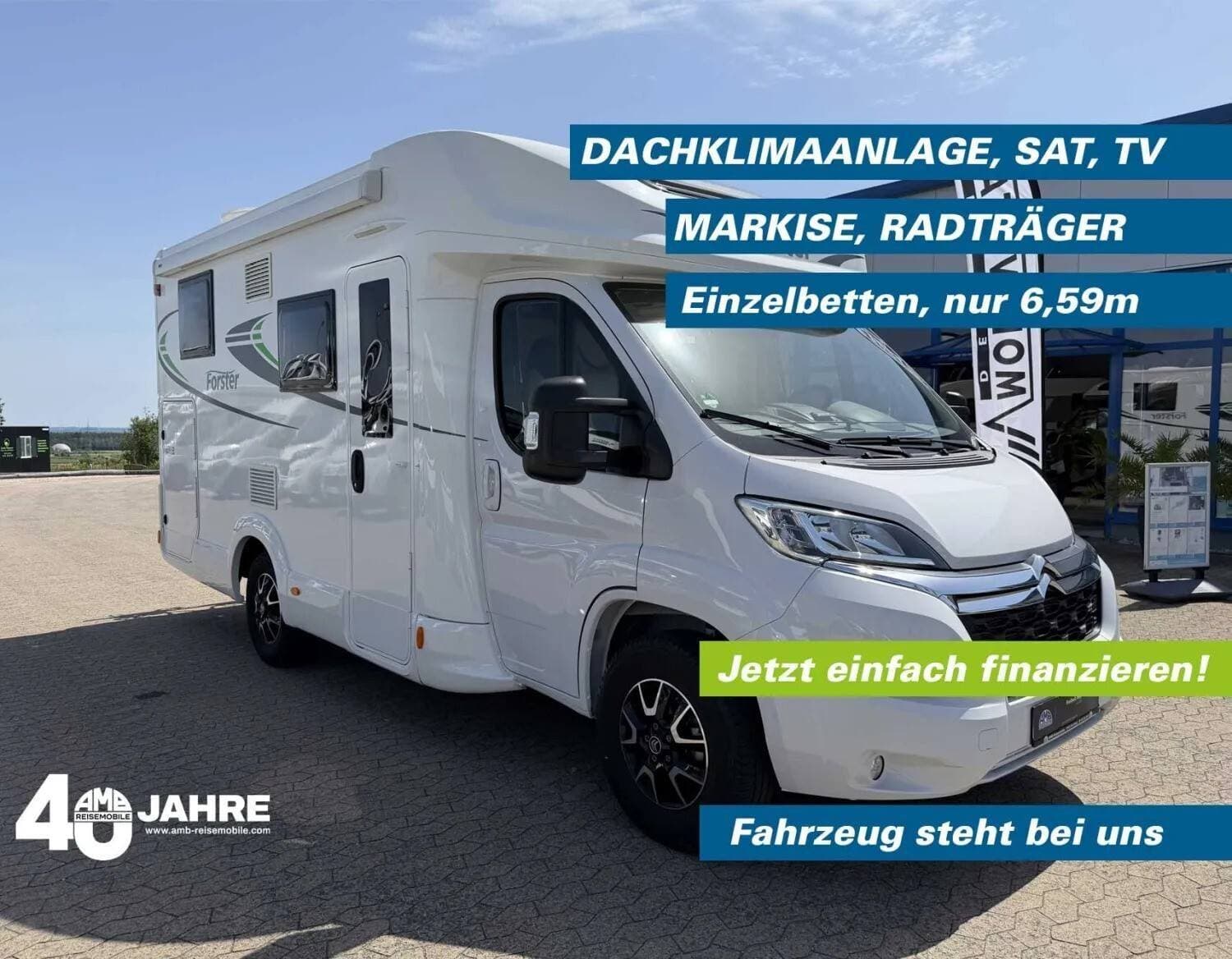 Wohnmobil Forster T 659 EB bei AMB Reisemobile GmbH Wohnmobil Forster 659 EB T mit 4 Schlafplätzen