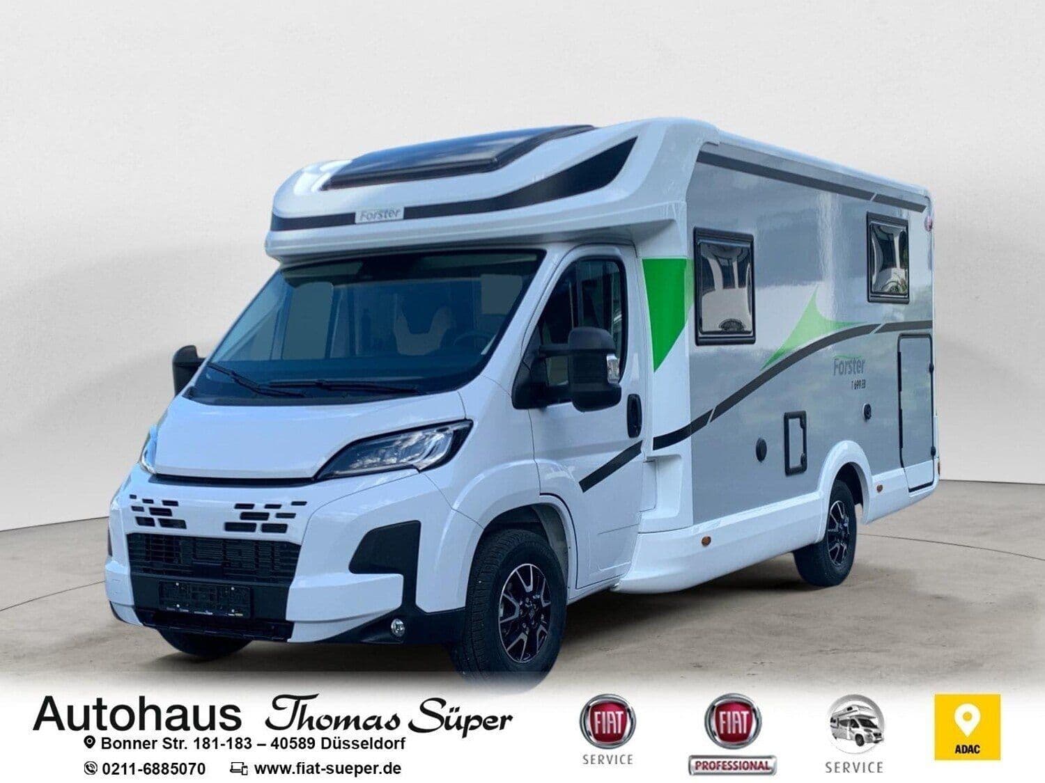 Wohnmobil Forster T F699 EB mit 4 Sitzen bei Autohaus Thomas Süper Wohnmobil Fiat Ducato Forster F699 EB T mit 4 Sitzen und 3 Schlafplätzen