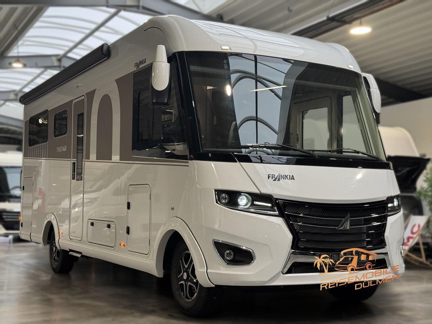 Wohnmobil Frankia F-Line I 740 PLUS EDITION TOGETHER 4.5T mit 4 Sitzen bei Reisemobile Dülmen GmbH Wohnmobil Fiat Ducato Frankia I 740 PLUS EDITION TOGETHER 4.5T F-Line mit 4 Sitzen und 2 Schlafplätzen