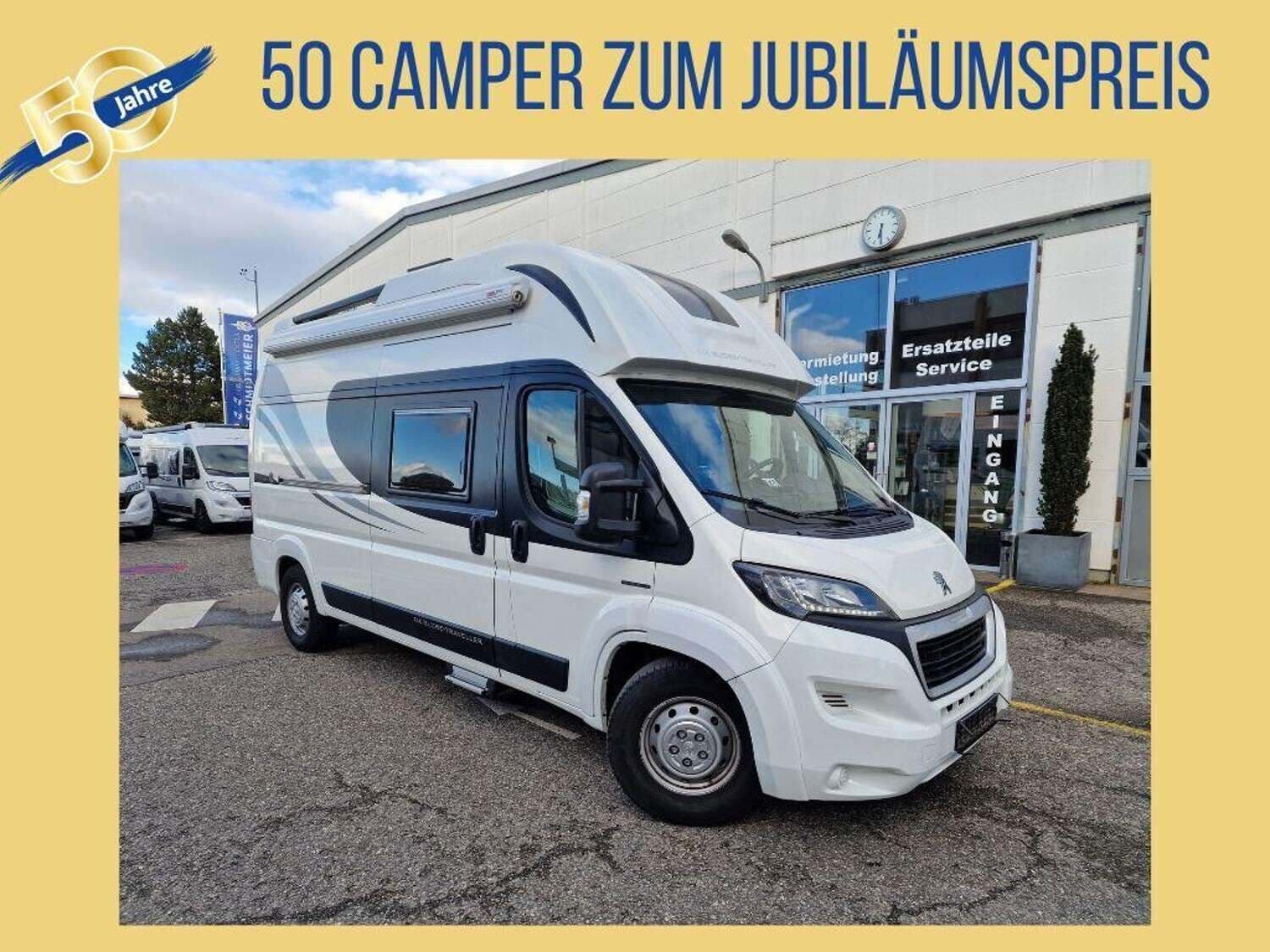 Wohnmobil Globe-Traveller Voyager XS mit 4 Sitzen bei Caravaning-Center SCHMIDTMEIER GmbH & Co.KG Wohnmobil Peugeot Boxer Globe-Traveller XS Voyager mit 4 Sitzen und 2 Schlafplätzen