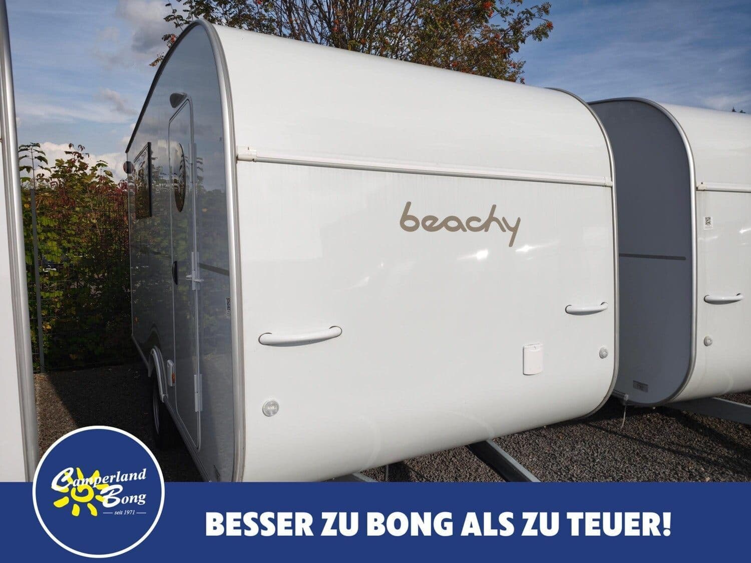 Wohnwagen Hobby Beachy 450 bei Camperland Bong GmbH Wohnwagen Hobby 450 Beachy mit 2 Schlafplätzen