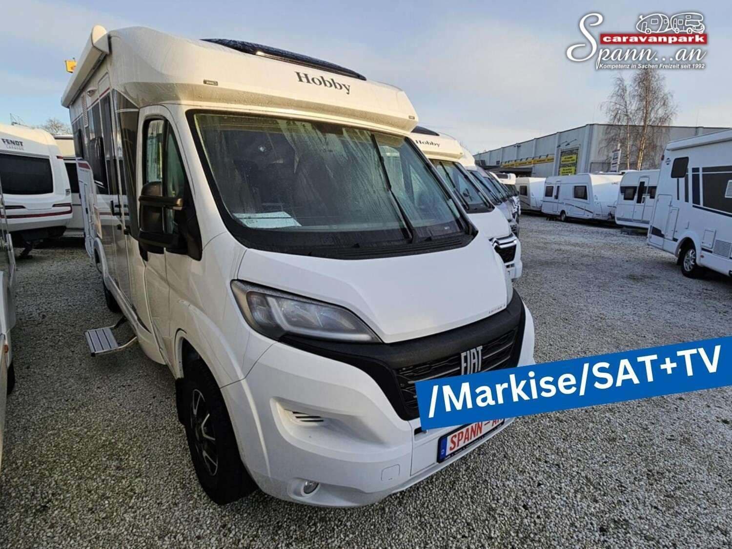 Wohnmobil Hobby Optima OnTour Edition F V65 GE mit 4 Sitzen bei Caravanpark Spann...an GmbH Wohnmobil Fiat Ducato Hobby V65 GE Optima OnTour Edition F mit 4 Sitzen und 2 Schlafplätzen
