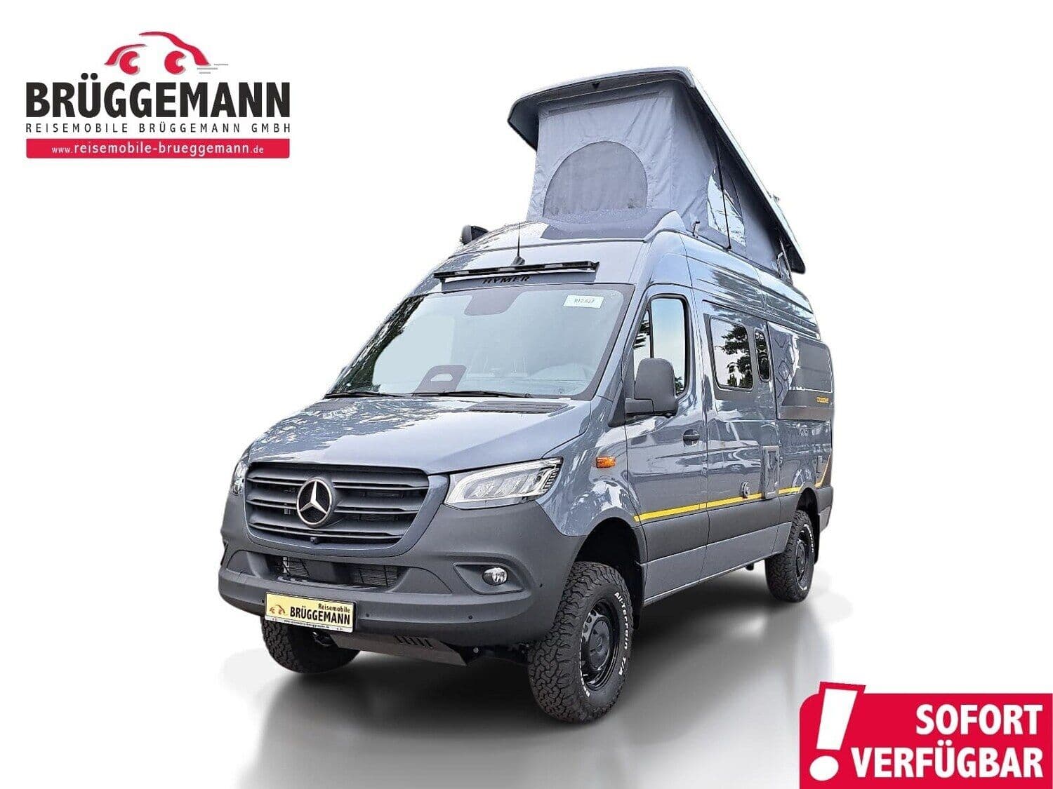 Wohnmobil Hymer Grand Canyon S CrossOver 600 mit 4 Sitzen bei Reisemobile Brüggemann GmbH Wohnmobil Mercedes Sprinter Hymer 600 Grand Canyon S CrossOver mit 4 Sitzen und 4 Schlafplätzen