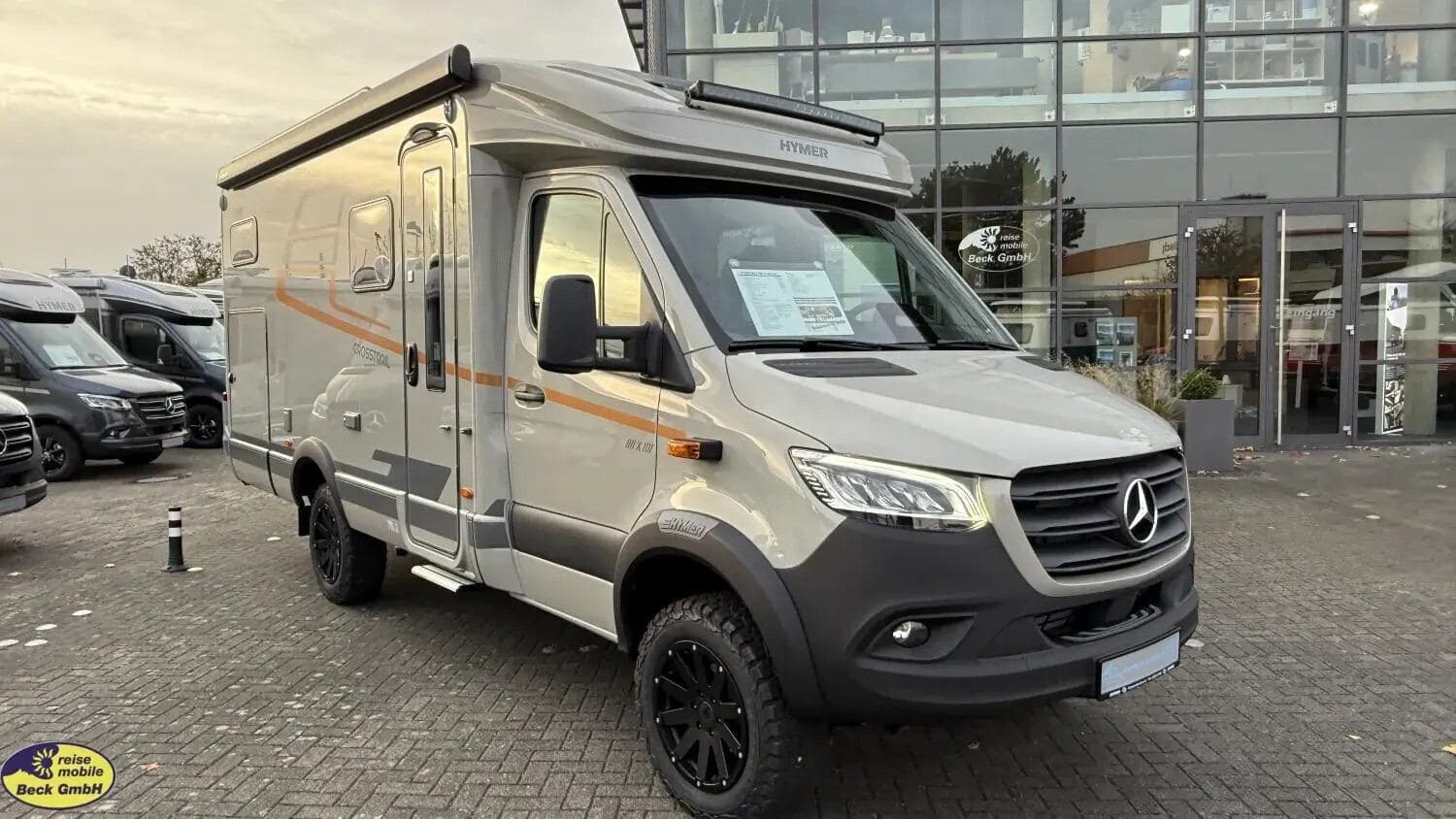 Wohnmobil Hymer ML-T 580 mit 4 Sitzen bei Reisemobile Beck GmbH Wohnmobil Mercedes Sprinter Hymer 580 ML-T mit 4 Sitzen und 3 Schlafplätzen