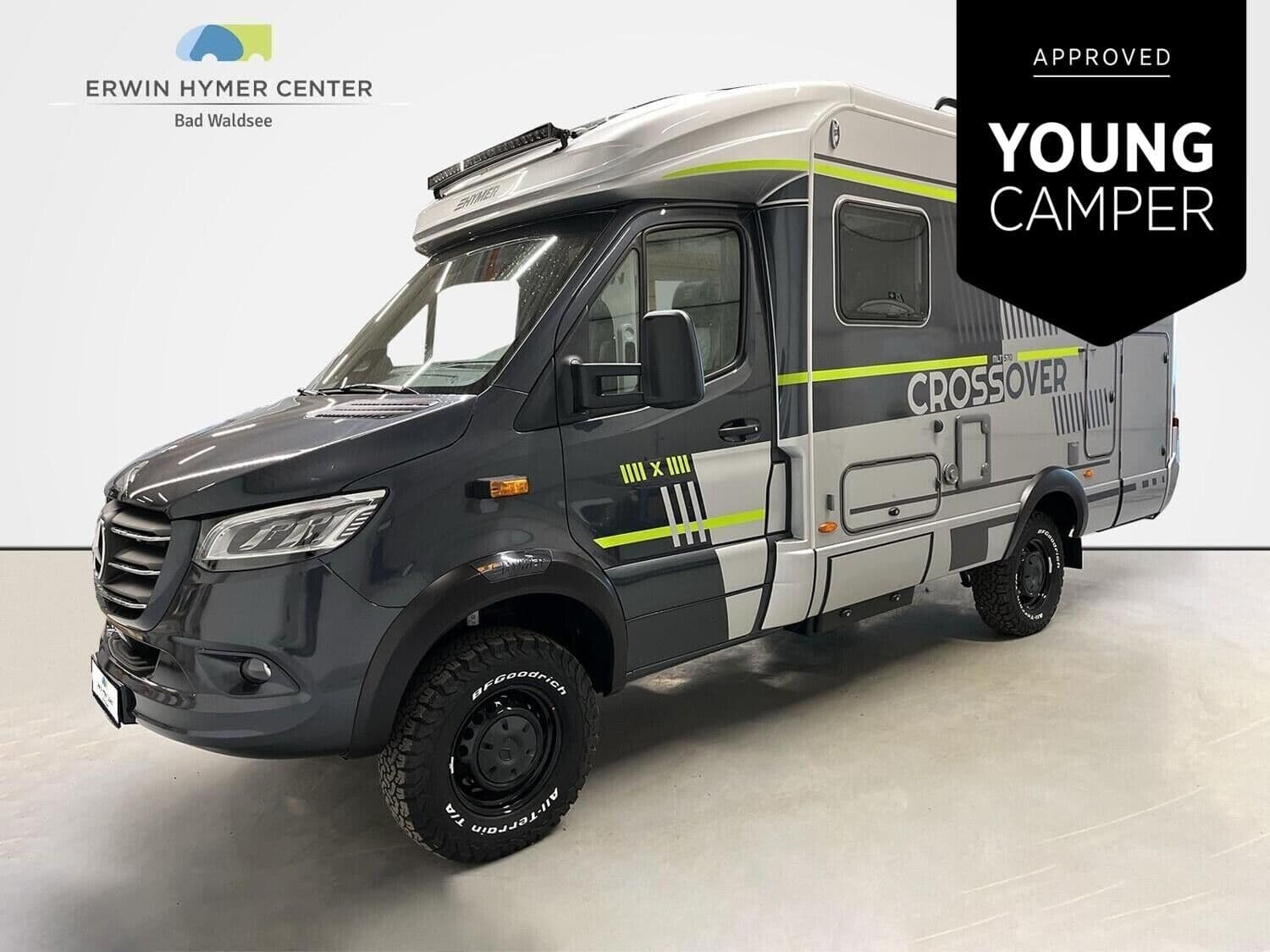 Wohnmobil Hymer ML-T CrossOver 570 mit 4 Sitzen bei ERWIN HYMER Center Bad Waldsee GmbH Wohnmobil Mercedes Sprinter Hymer 570 ML-T CrossOver mit 4 Sitzen und 3 Schlafplätzen