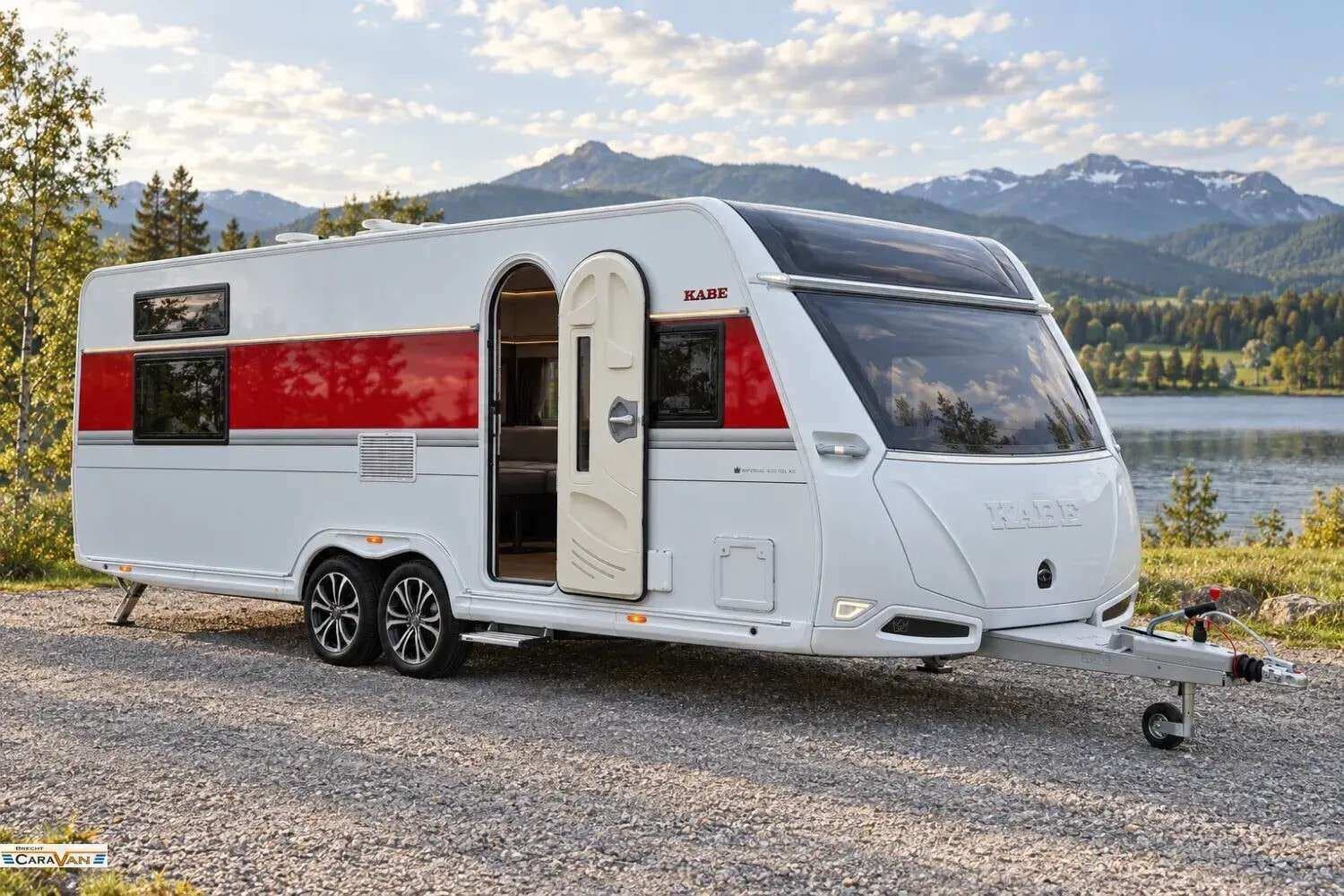 Wohnwagen Kabe Royal 630 GLE B8 Tandem bei Brecht Caravan GmbH & Co KG Wohnwagen Kabe 630 GLE B8 Tandem Royal mit 4 Schlafplätzen