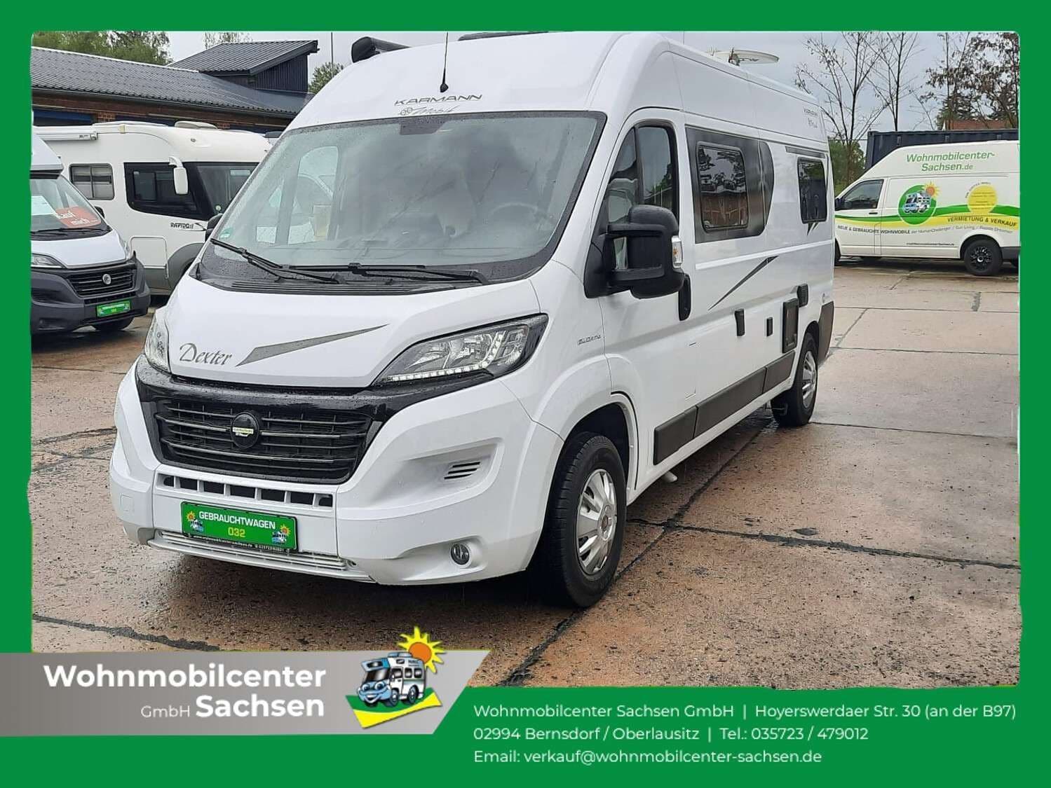 Wohnmobil Karmann Dexter 580 Dexter mit 4 Sitzen bei Wohnmobilcenter Sachsen GmbH Wohnmobil Fiat Ducato Karmann 580 Dexter Dexter mit 4 Sitzen und 2 Schlafplätzen