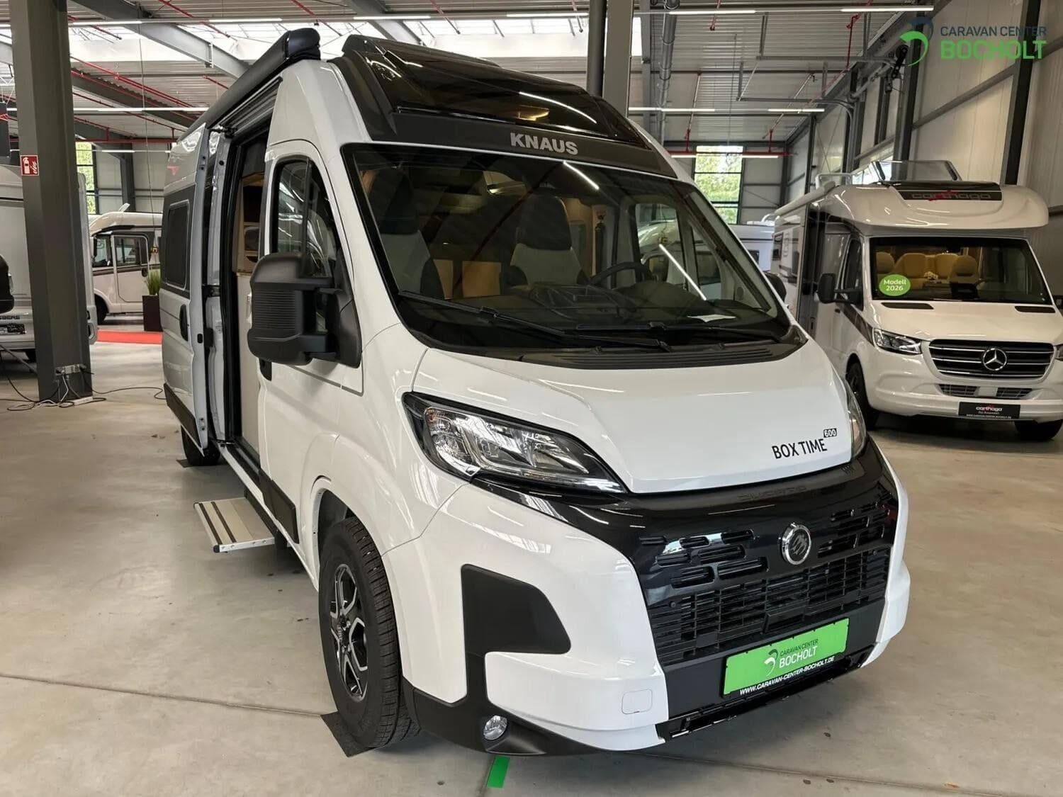 Wohnmobil Knaus BoxTime 600 MQ mit 4 Sitzen bei Caravan Center Bocholt GmbH & Co. KG Wohnmobil Knaus 600 MQ BoxTime mit 4 Sitzen und 2 Schlafplätzen