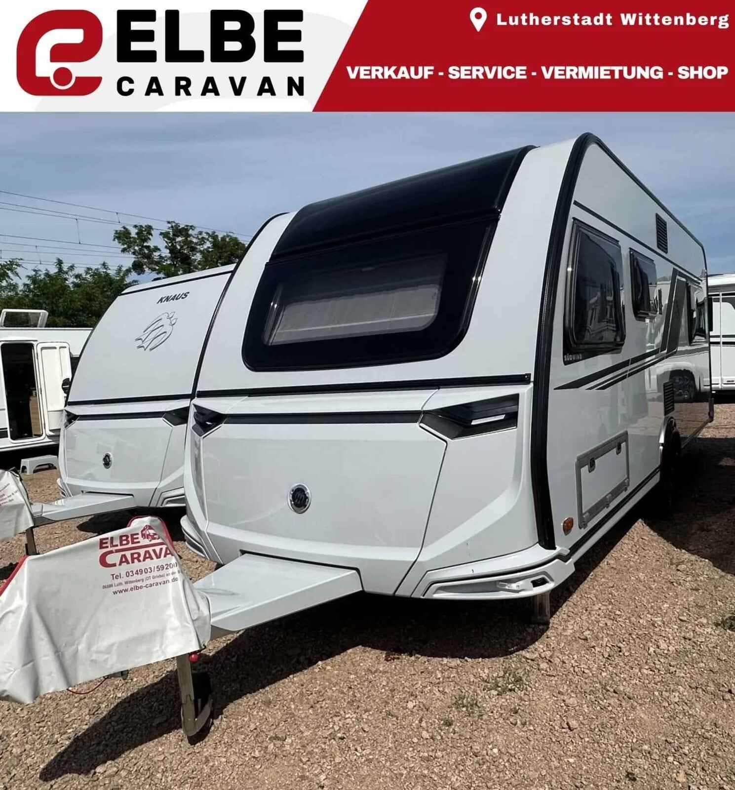 Wohnwagen Knaus Südwind 540 UE Black Selection bei ELBE CARAVAN GMBH Wohnwagen Knaus 540 UE Black Selection Südwind mit 3 Schlafplätzen