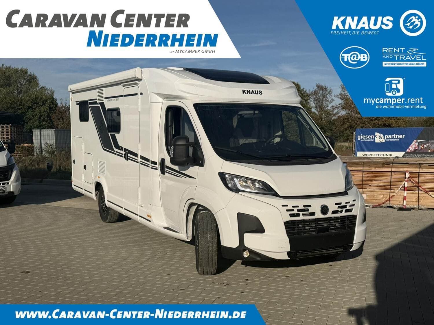Wohnmobil Knaus Van TI VANSATION 650 MEG mit 4 Sitzen bei Caravan Center Niederrhein by mycamper GmbH Wohnmobil Fiat Ducato Knaus 650 MEG Van TI VANSATION mit 4 Sitzen und 3 Schlafplätzen