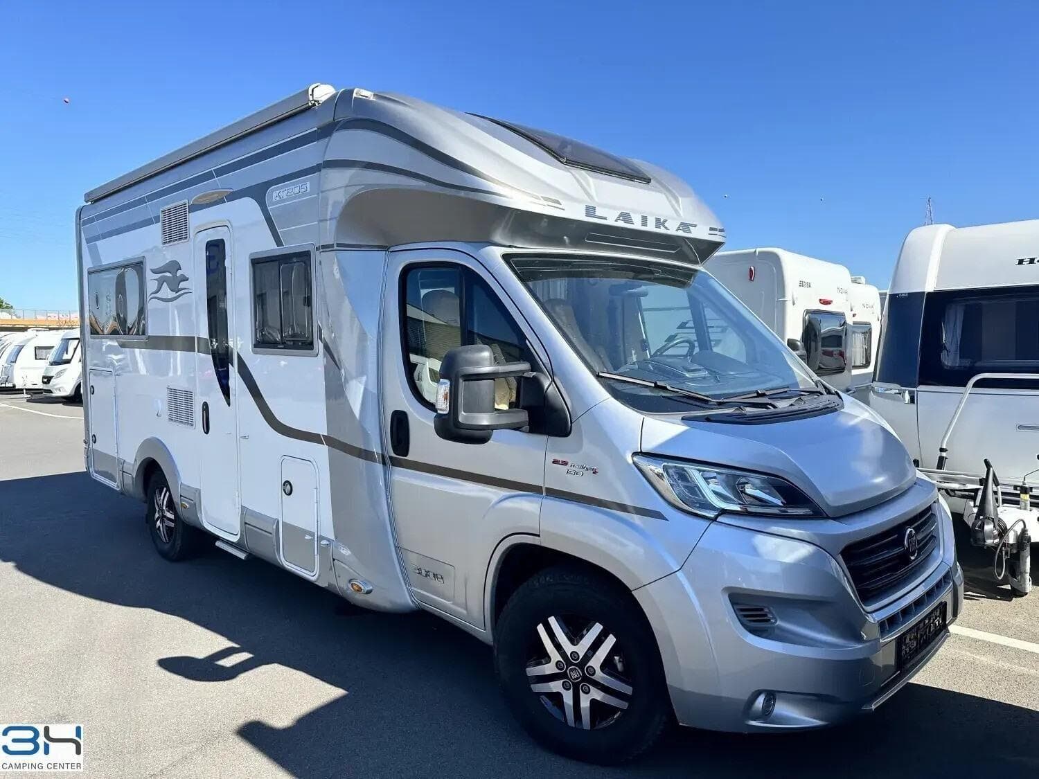 Wohnmobil Laika Kreos 3008 mit 4 Sitzen bei 3H Camping Center GmbH Wohnmobil Fiat Ducato Laika 3008 Kreos mit 4 Sitzen und 4 Schlafplätzen