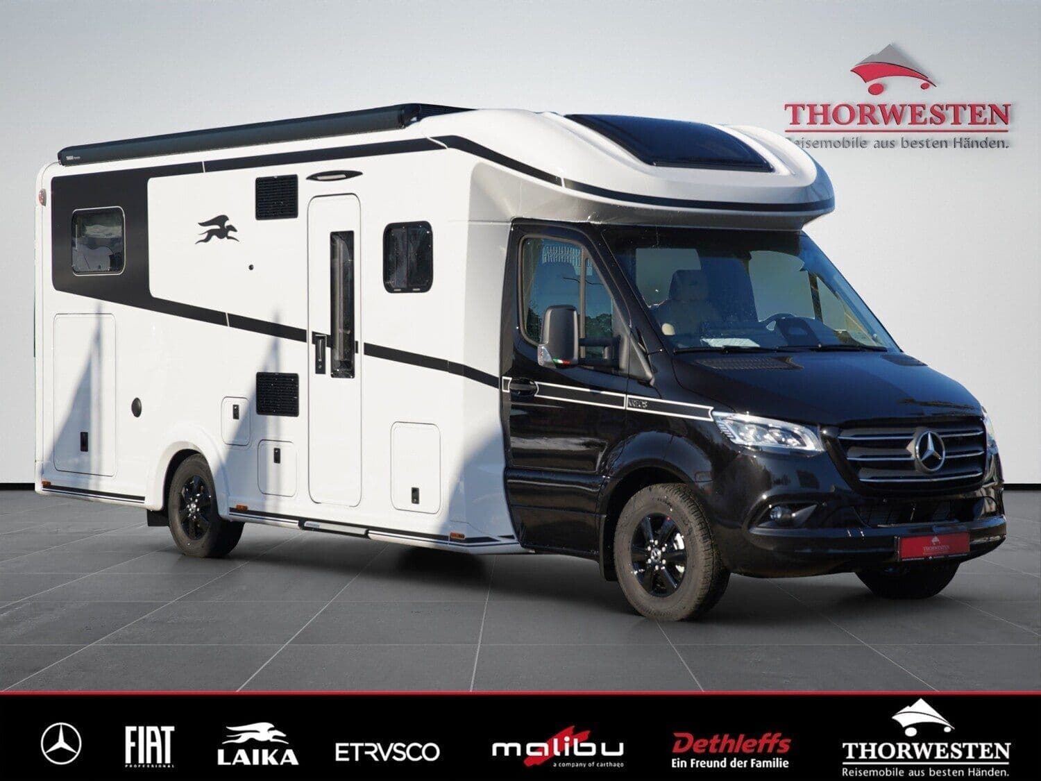 Wohnmobil Laika Kreos MB L 5009 MB mit 4 Sitzen bei Autohaus Thorwesten GmbH Wohnmobil Mercedes Sprinter Laika L 5009 MB Kreos MB mit 4 Sitzen und 4 Schlafplätzen