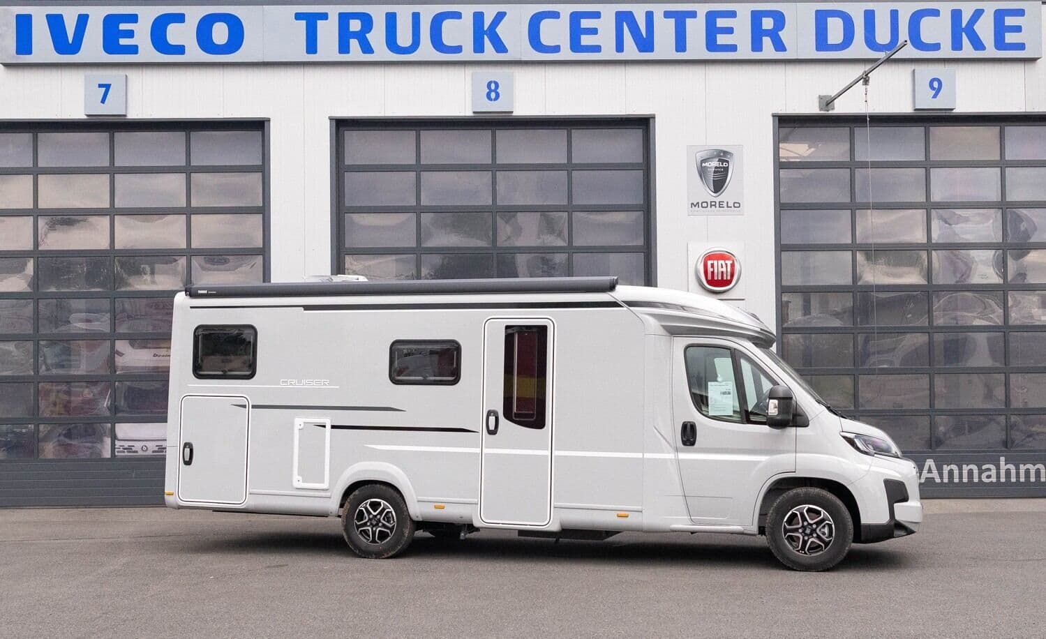 Wohnmobil LMC Cruiser 740 EL mit 4 Sitzen bei Truck Center Ducke GmbH & Co. KG Wohnmobil Fiat Ducato LMC 740 EL Cruiser mit 4 Sitzen und 0 Schlafplätzen