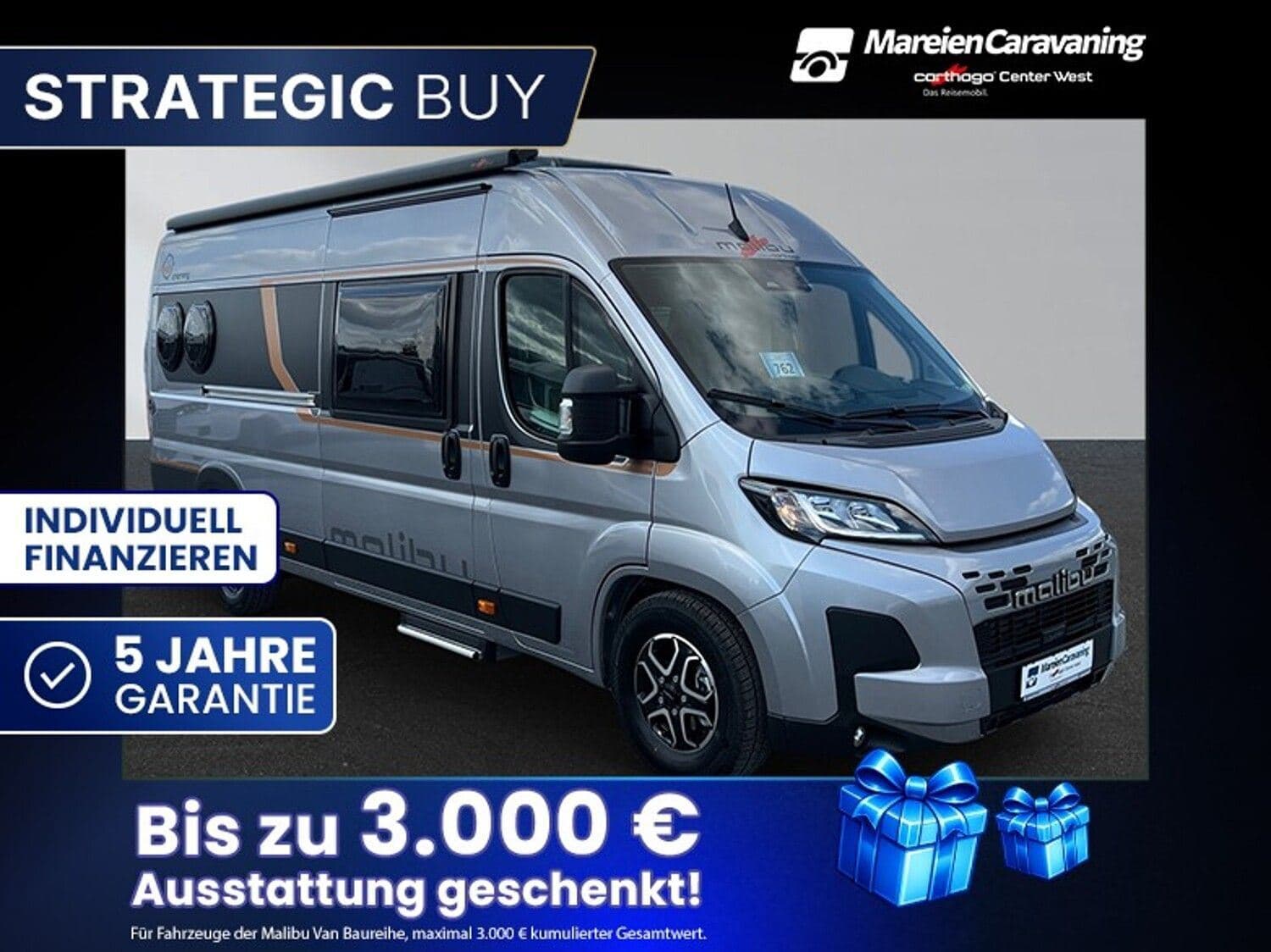 Wohnmobil Malibu Van charming coupé 640 LE K mit 4 Sitzen bei Mareien Caravaning GmbH Wohnmobil Fiat Ducato Malibu coupé 640 LE K Van charming mit 4 Sitzen und 2 Schlafplätzen