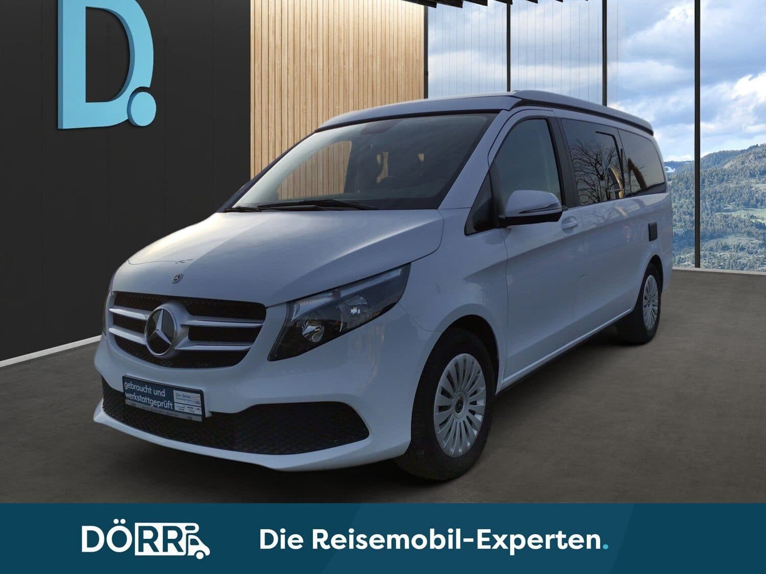 Wohnmobil Mercedes Benz Marco Polo 220 D mit 4 Sitzen bei Dörr Reisemobile GmbH Wohnmobil Mercedes V-Klasse Mercedes Benz 220 D Marco Polo mit 4 Sitzen und 2 Schlafplätzen