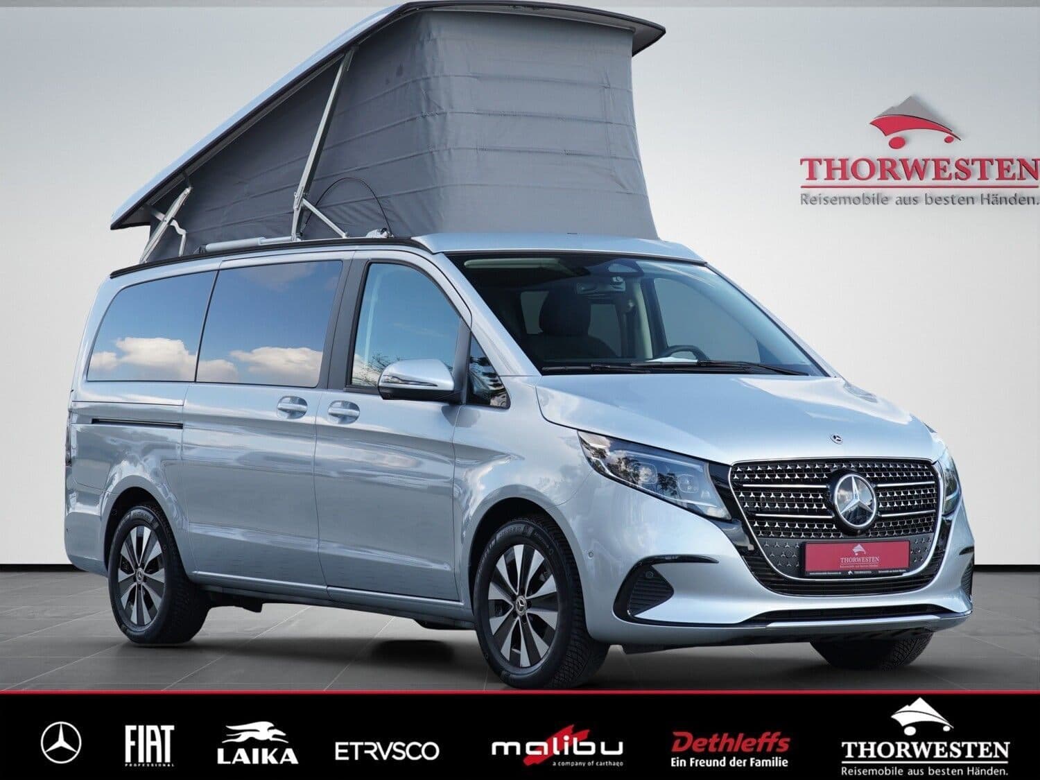 Wohnmobil Mercedes Benz Marco Polo V 300 d 4MATIC mit 4 Sitzen bei Autohaus Thorwesten GmbH Wohnmobil Mercedes V-Klasse Mercedes Benz V 300 d 4MATIC Marco Polo mit 4 Sitzen und 4 Schlafplätzen