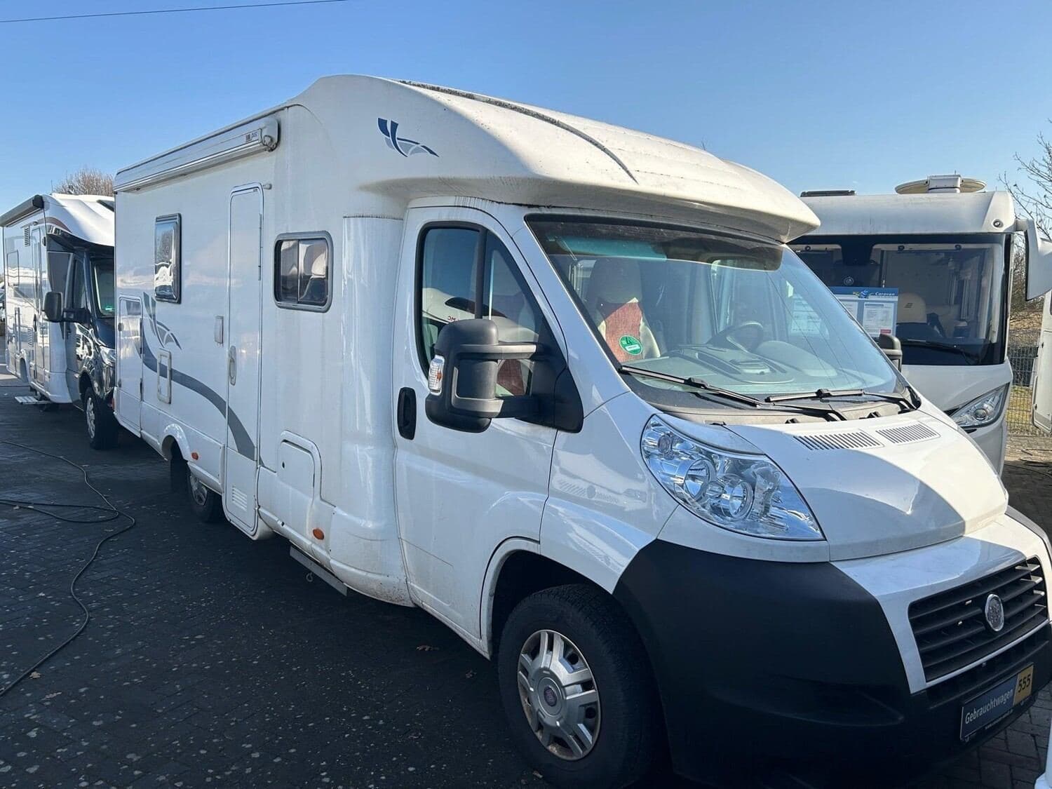 Wohnmobil Miller Michigan Fiat mit 4 Sitzen bei Caravan-Wendt GmbH & Co. KG Wohnmobil Fiat Ducato Miller Fiat Michigan mit 4 Sitzen und 2 Schlafplätzen