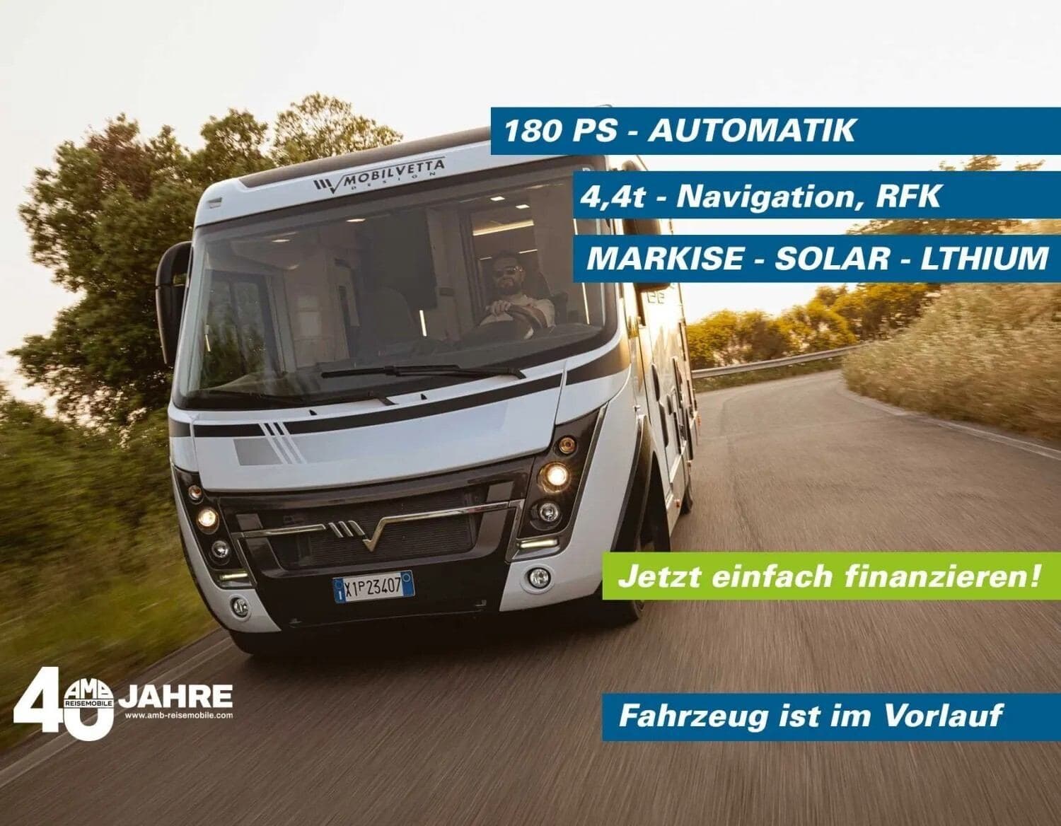 Wohnmobil Mobilvetta Kea I86 bei AMB Reisemobile GmbH Wohnmobil Fiat Ducato Mobilvetta I86 Kea mit 4 Schlafplätzen