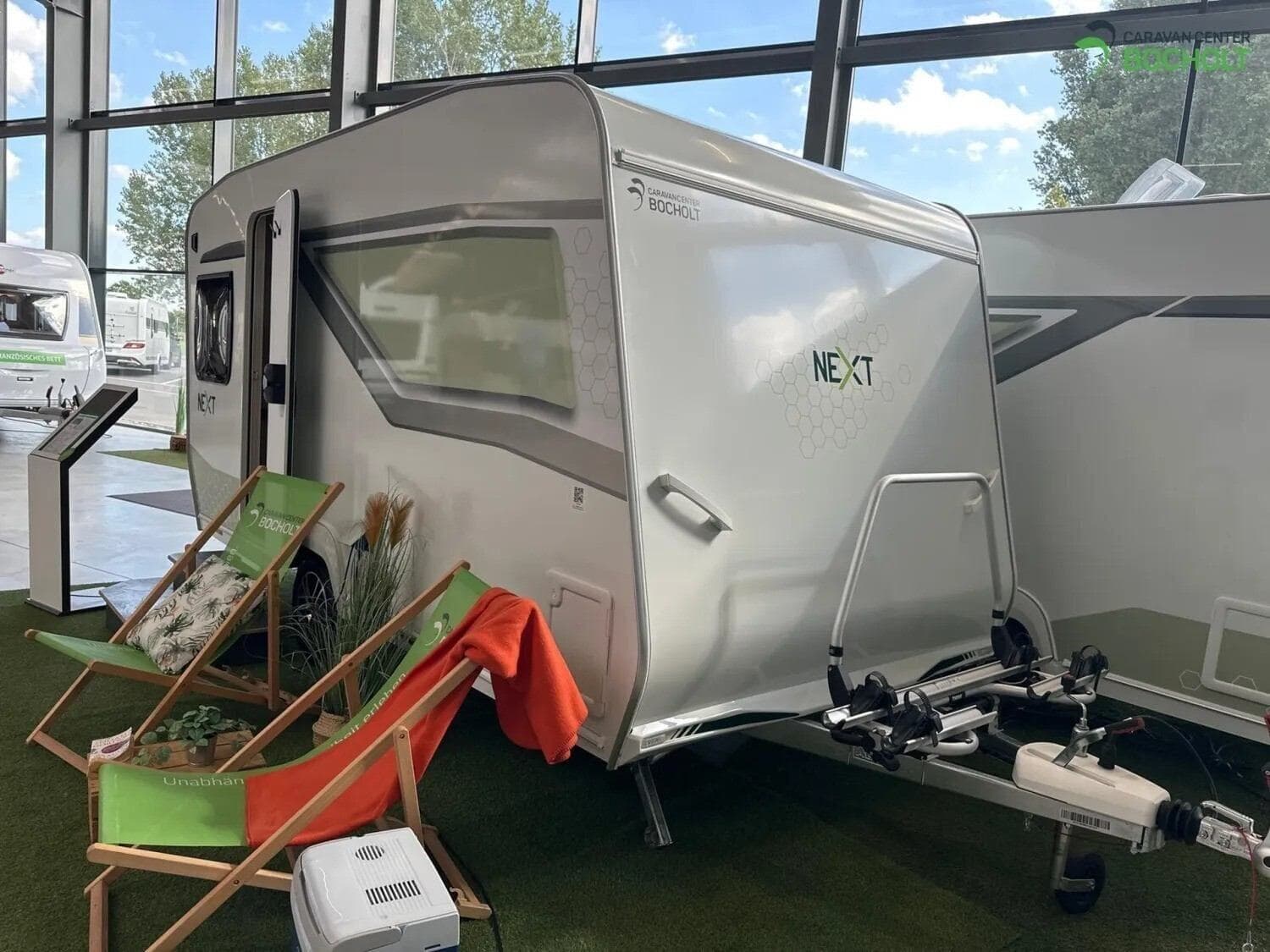 Wohnwagen Next Next 380 bei Caravan Center Bocholt GmbH & Co. KG Wohnwagen Next 380 Next mit 3 Schlafplätzen