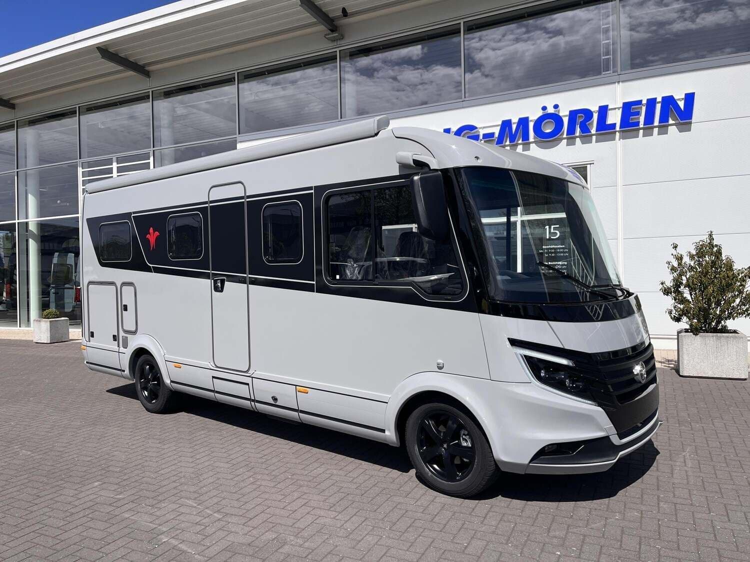 Wohnmobil Niesmann-Bischoff iSmove 6.9 E bei Dürrwang GmbH & Co. KG Caravan und Reisemobile Wohnmobil Fiat Ducato Niesmann-Bischoff 6.9 E iSmove mit 4 Schlafplätzen