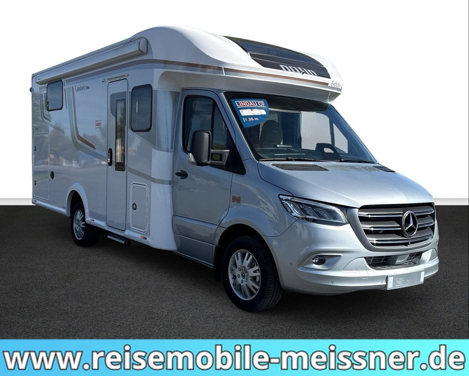 Wohnmobil Notin Exclusiv Lindau CF mit 4 Sitzen bei Reisemobile Meißner GmbH Wohnmobil Mercedes Sprinter Notin Lindau CF Exclusiv mit 4 Sitzen und 2 Schlafplätzen
