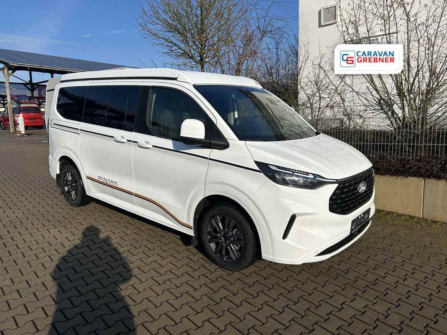 Wohnmobil Panama Peak P10+ Solar Automatik MJ 26 mit 5 Sitzen bei Caravan-Grebner GmbH Wohnmobil Ford Tourneo Custom Panama P10+ Solar Automatik MJ 26 Peak mit 5 Sitzen und 4 Schlafplätzen