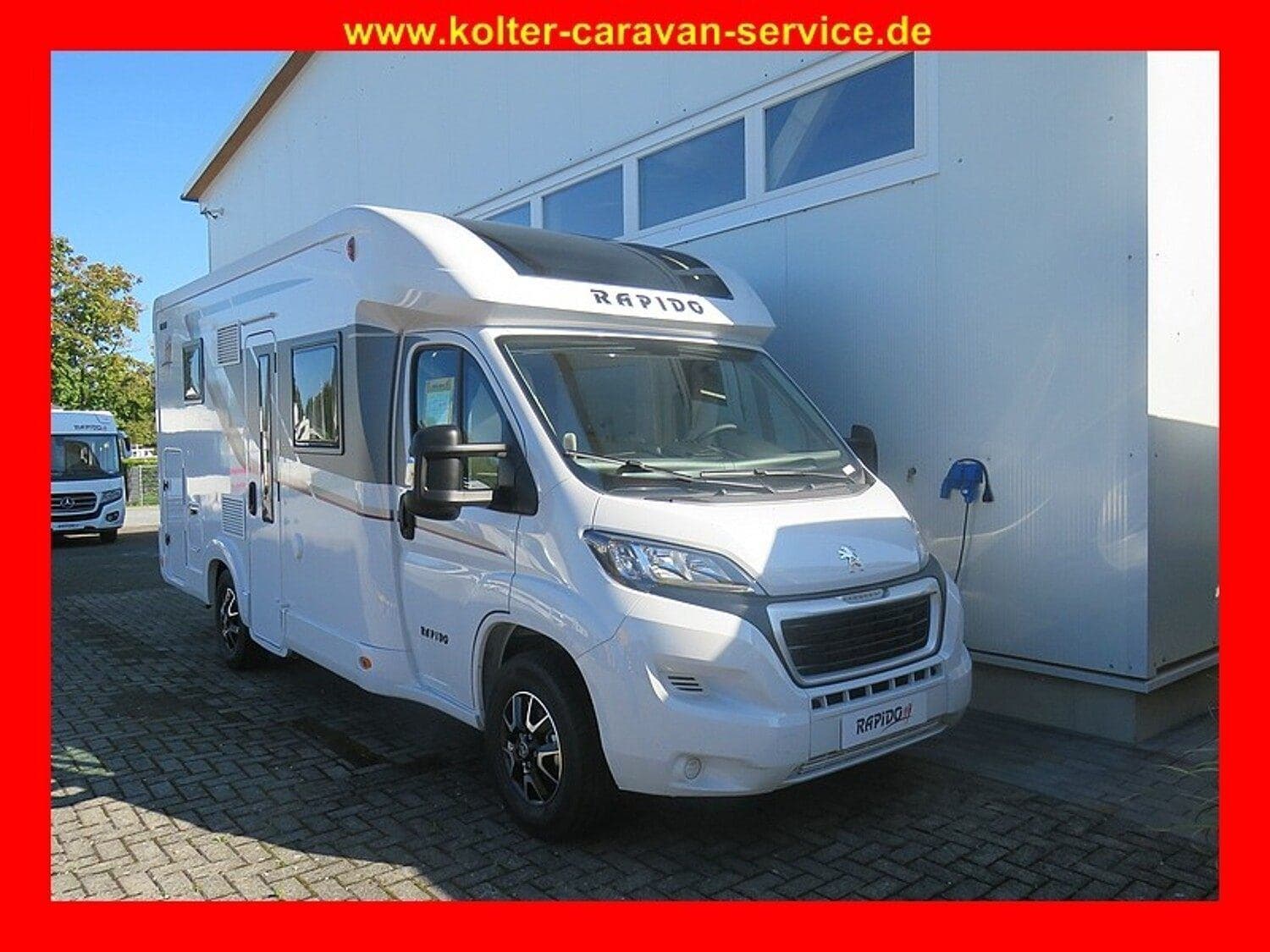 Wohnmobil Rapido Serie 6F 606F mit 4 Sitzen bei Kolter-Caravan-Service Wohnmobil Peugeot Boxer Rapido 606F Serie 6F mit 4 Sitzen und 2 Schlafplätzen