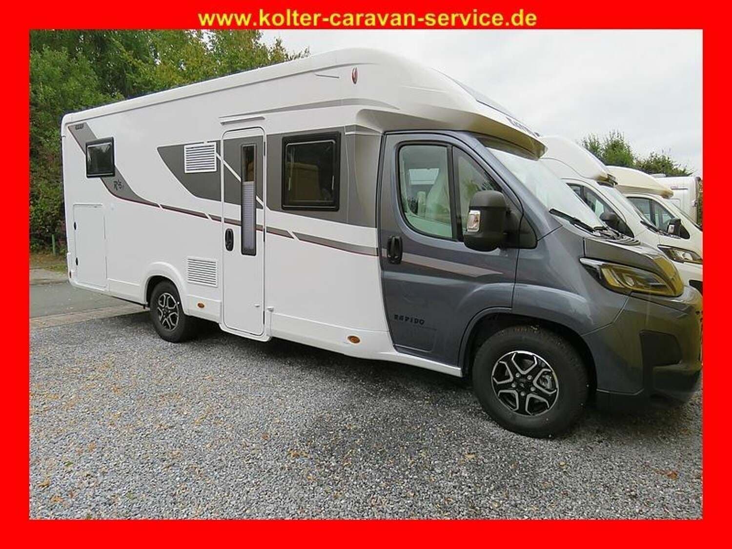 Wohnmobil Rapido Serie 6F 666F 65 Jahre mit 4 Sitzen bei Kolter-Caravan-Service Wohnmobil Fiat Ducato Rapido 666F 65 Jahre Serie 6F mit 4 Sitzen und 2 Schlafplätzen
