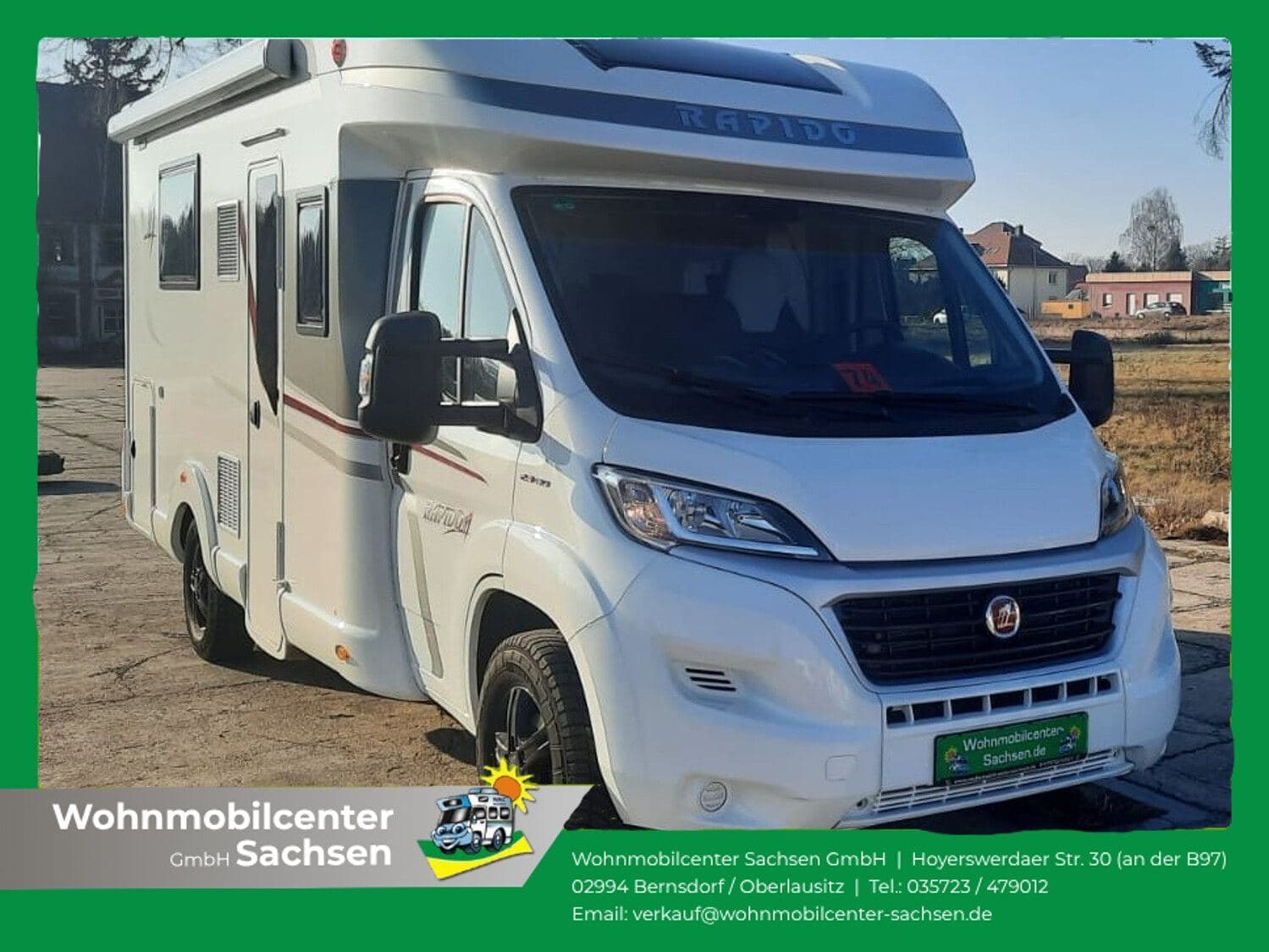 Wohnmobil Rapido Serie 6F 666F mit 4 Sitzen bei Wohnmobilcenter Sachsen GmbH Wohnmobil Fiat Ducato Rapido 666F Serie 6F mit 4 Sitzen und 3 Schlafplätzen
