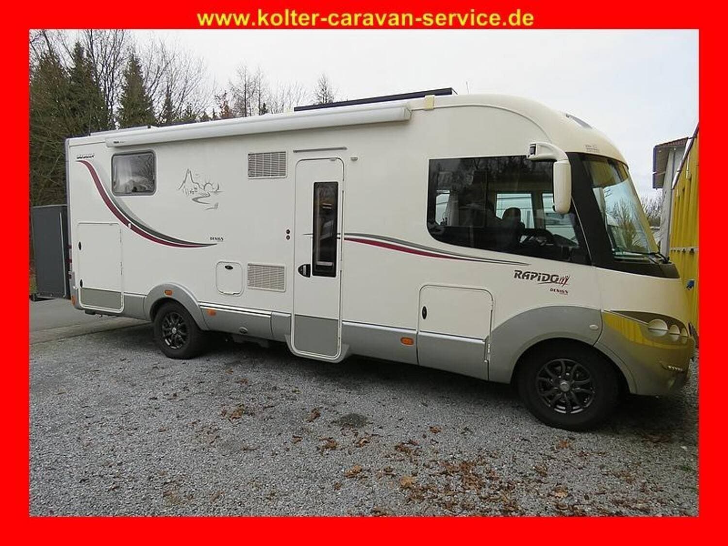 Wohnmobil Rapido Serie 90dF 9090 dF mit 4 Sitzen bei Kolter-Caravan-Service Wohnmobil Fiat Ducato Rapido 9090 dF Serie 90dF mit 4 Sitzen und 2 Schlafplätzen
