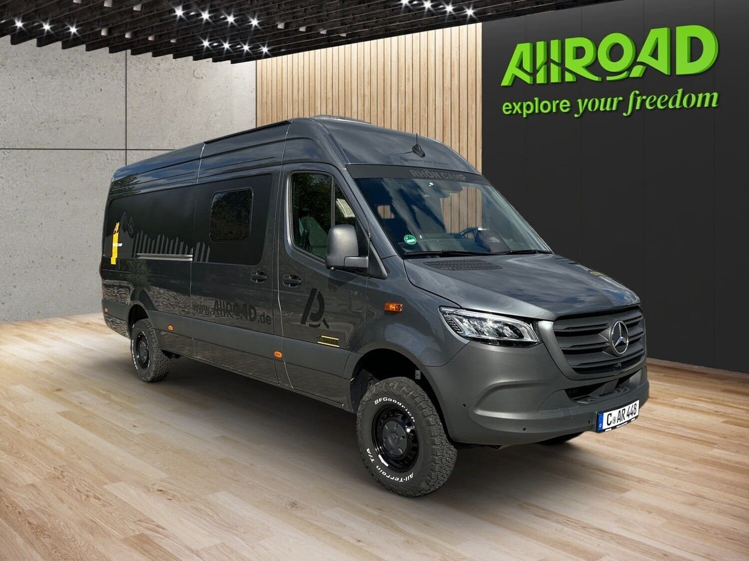 Wohnmobil Rhön Camp Savage X 4x4 mit 2 Sitzen bei AllRoad Camper Store & Service GmbH Wohnmobil Mercedes Sprinter Rhön Camp 4x4 Savage X mit 2 Sitzen und 2 Schlafplätzen