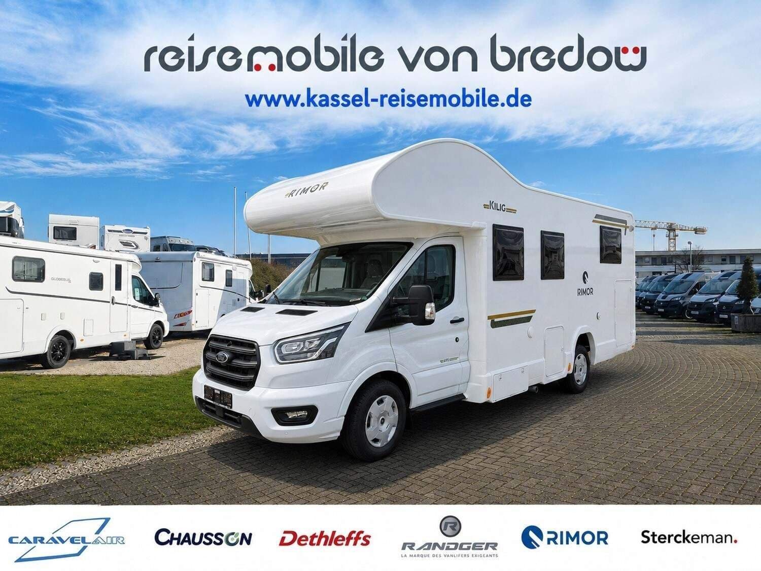 Wohnmobil Rimor Kilig 695 mit 5 Sitzen bei Reisemobile von Bredow Wohnmobil Ford Transit Rimor 695 Kilig mit 5 Sitzen und 4 Schlafplätzen