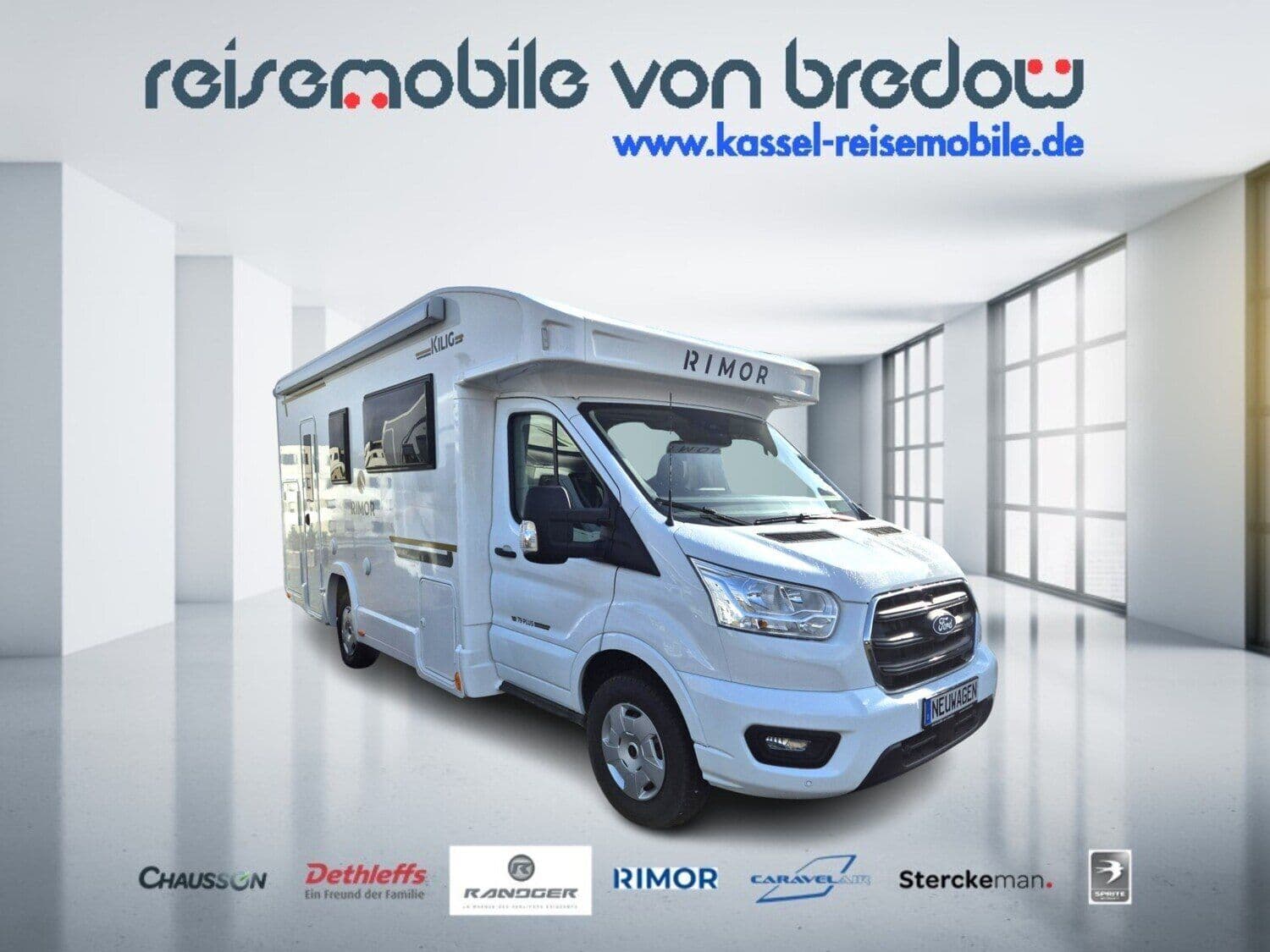 Wohnmobil Rimor Kilig 79 Plus mit 7 Sitzen bei Reisemobile von Bredow Wohnmobil Ford Transit Rimor 79 Plus Kilig mit 7 Sitzen und 4 Schlafplätzen