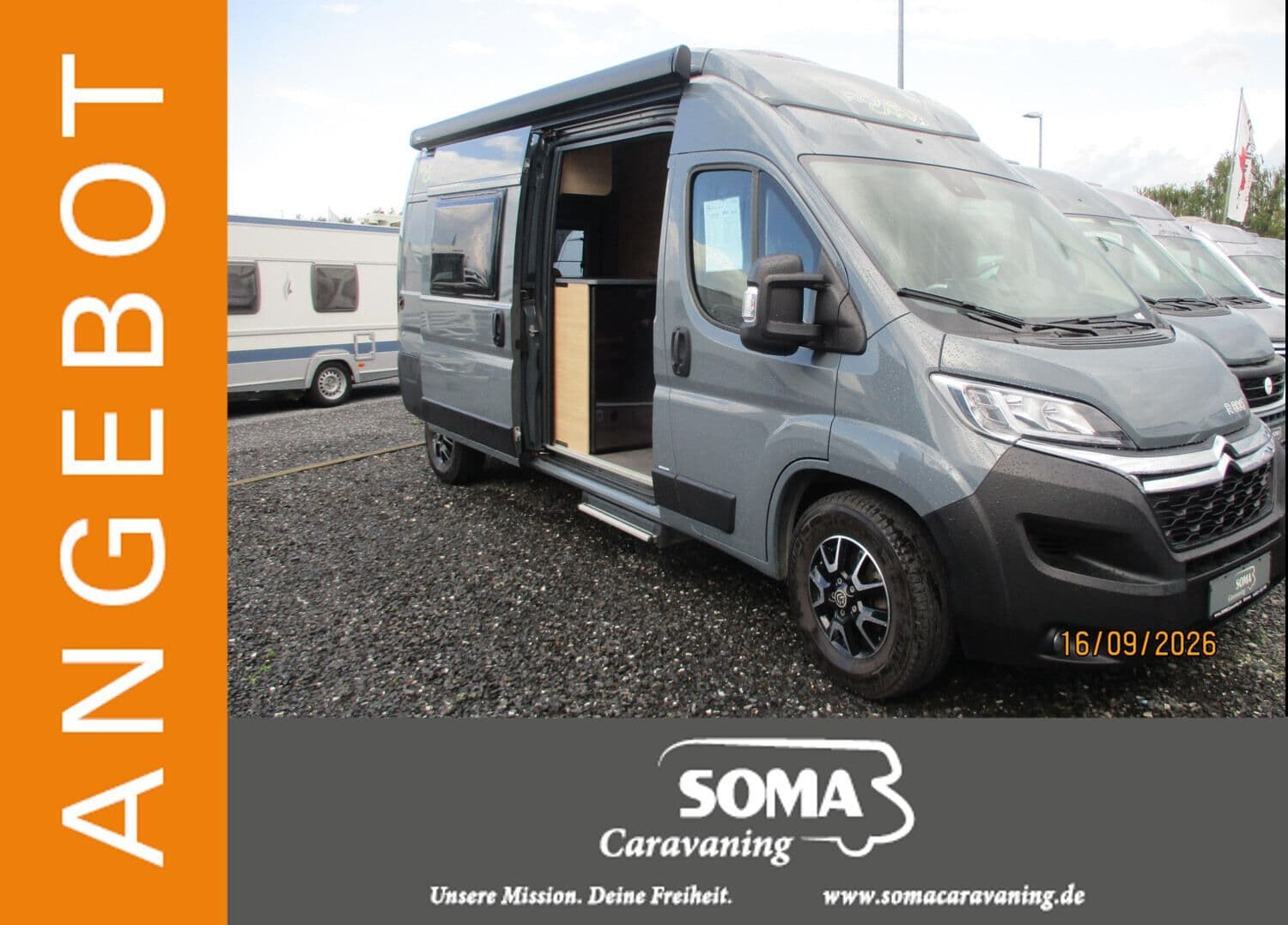 Wohnmobil Roadcar R 600 Citroen 165 PS mit 4 Sitzen bei SOMA Caravaning Center Warendorf GmbH Wohnmobil Citroen Jumper Roadcar Citroen 165 PS R 600 mit 4 Sitzen und 4 Schlafplätzen