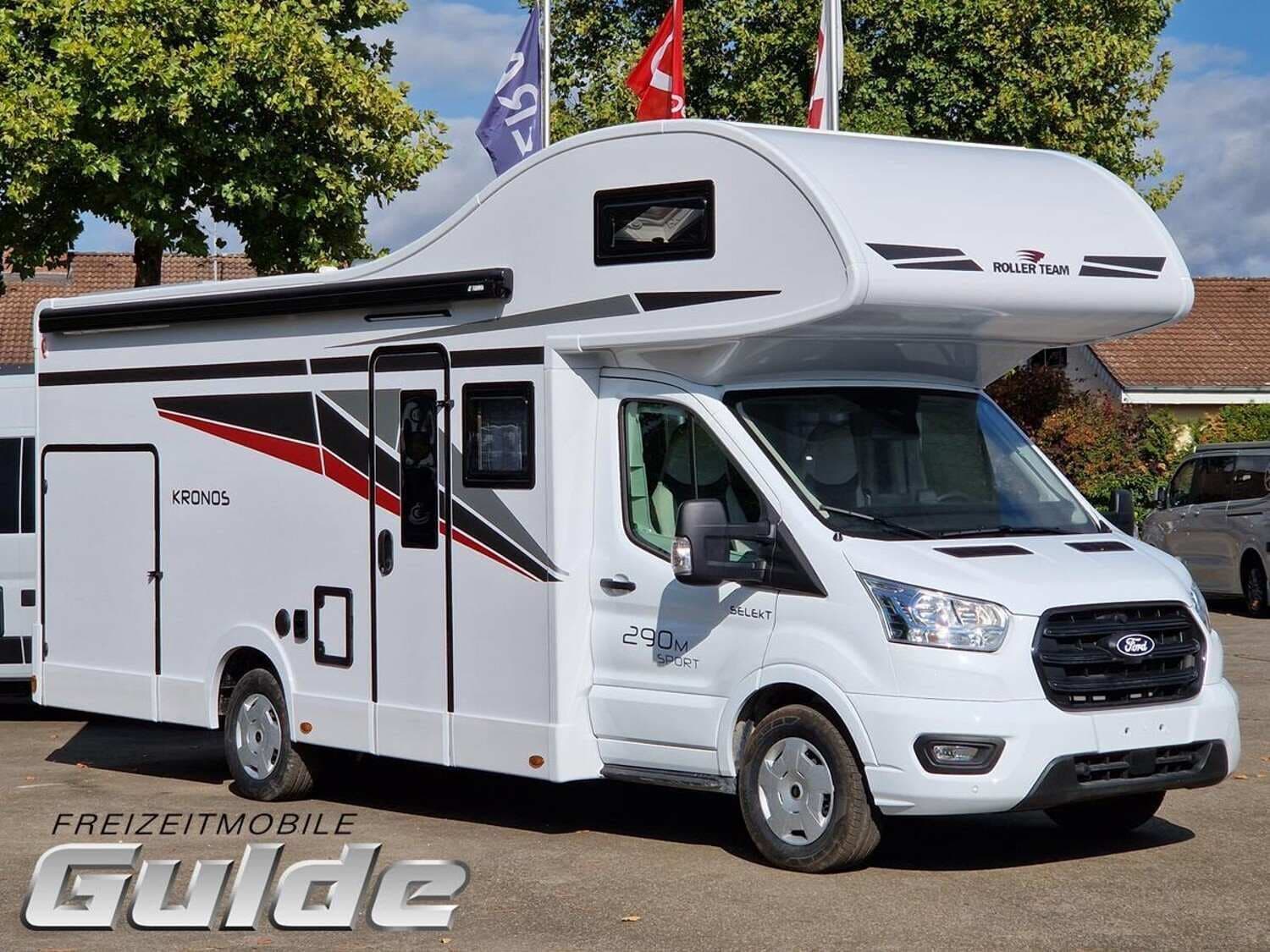 Wohnmobil Roller Team Kronos 290 M mit 5 Sitzen bei FREIZEITMOBILE GULDE GmbH Wohnmobil Ford Transit Roller Team 290 M Kronos mit 5 Sitzen und 5 Schlafplätzen