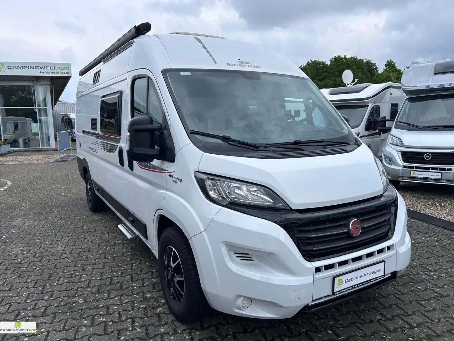 Wohnmobil Roller Team Livingstone DUO Prestige bei Campingwelt A30 GmbH Wohnmobil Fiat Ducato Roller Team DUO Prestige Livingstone mit 2 Schlafplätzen