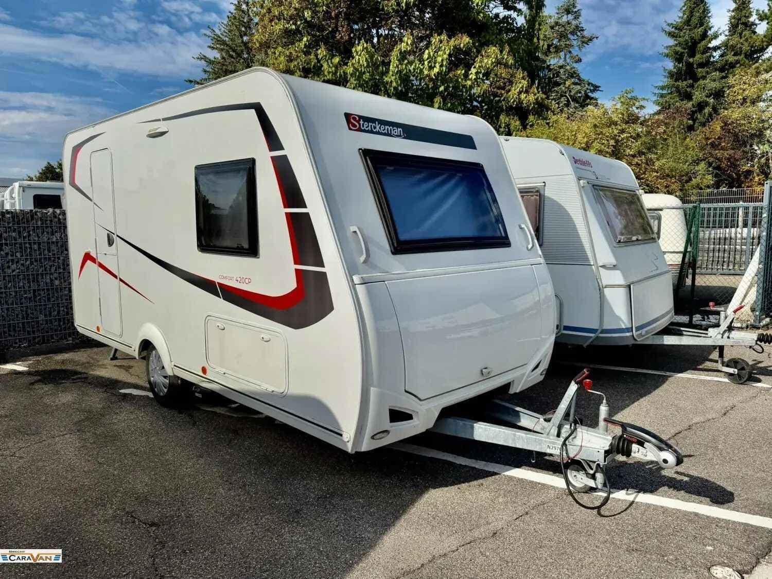 Wohnwagen Sterckeman Easy 420CP Comfort bei Brecht Caravan GmbH & Co KG Wohnwagen Sterckeman 420CP Comfort Easy mit 3 Schlafplätzen