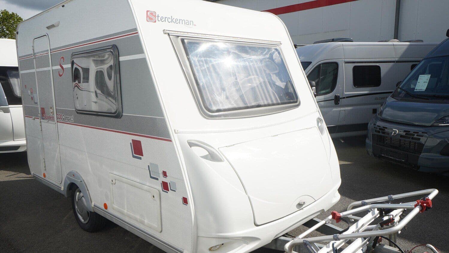 Wohnwagen Sterckeman Starlett 330 CP bei Caravanpark Spann...an GmbH Wohnwagen Sterckeman 330 CP Starlett mit 2 Schlafplätzen