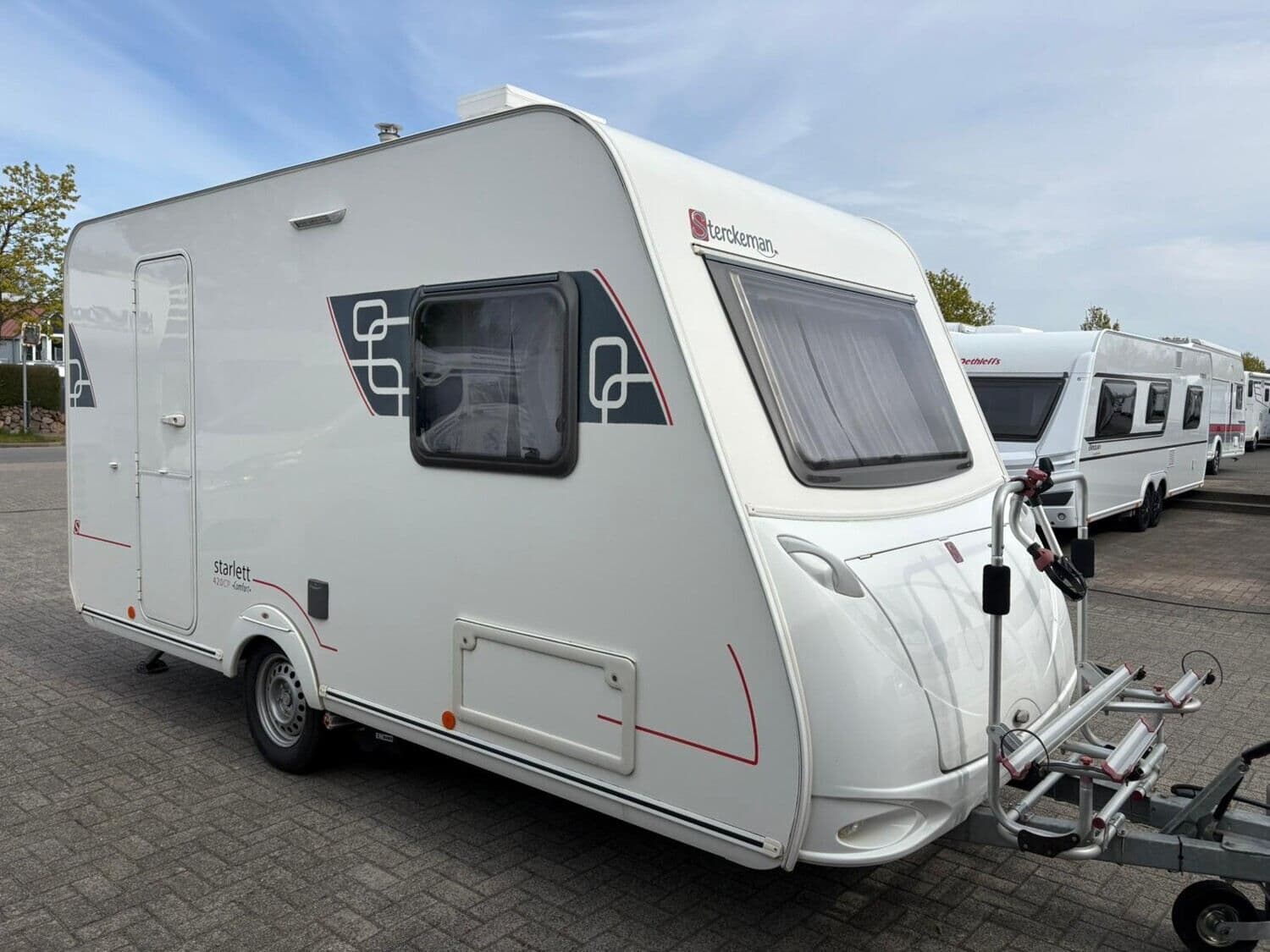 Wohnwagen Sterckeman Starlett 420 CP bei Caravanpark Spann...an GmbH Wohnwagen Sterckeman 420 CP Starlett mit 3 Schlafplätzen
