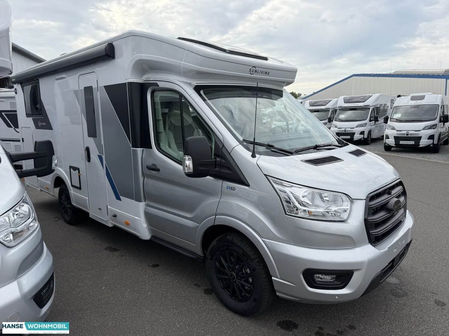 Wohnmobil Sun Living C 70 DL 20ED bei Hanse Service und Verwaltungs GmbH Wohnmobil Ford Transit Custom Sun Living 70 DL 20ED C mit 2 Schlafplätzen