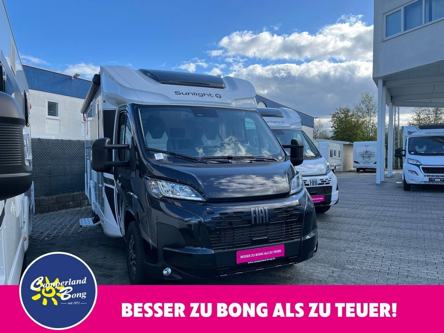 Wohnmobil Sunlight Adventure T 68 mit 4 Sitzen bei Camperland Bong GmbH Wohnmobil Fiat Ducato Sunlight 68 Adventure T mit 4 Sitzen und 2 Schlafplätzen