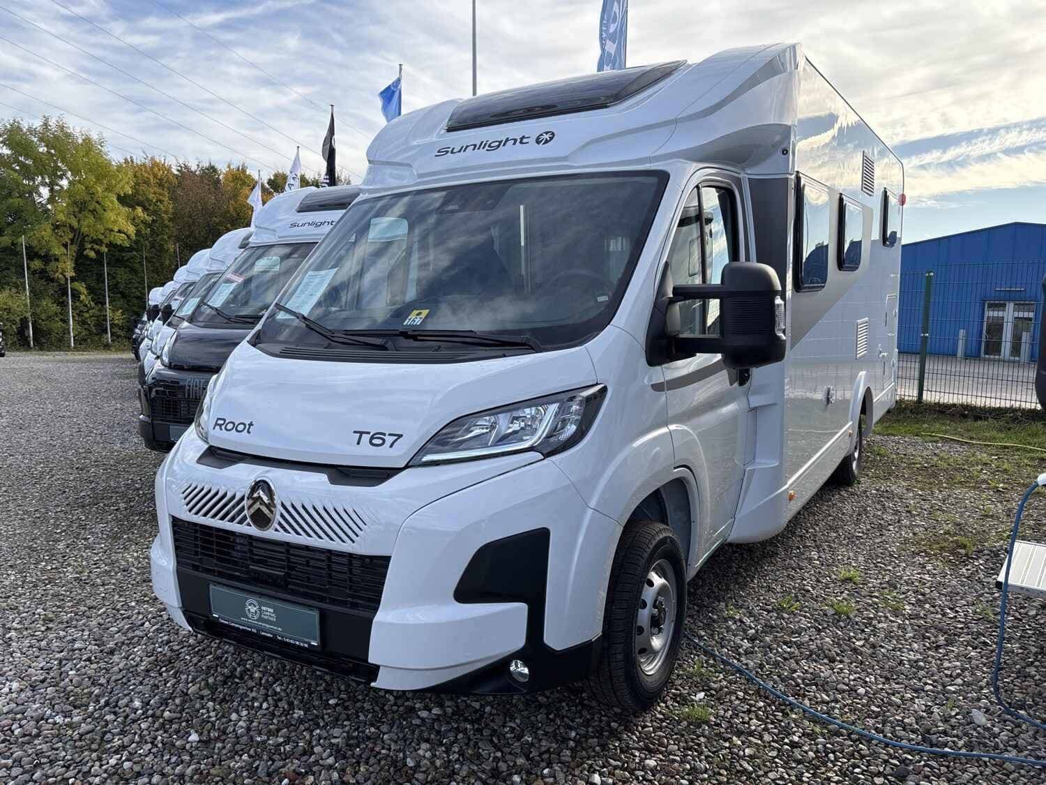 Wohnmobil Sunlight Root T 67 mit 4 Sitzen bei Ostsee Campingpartner KG Wohnmobil Citroen Jumper Sunlight 67 Root T mit 4 Sitzen und 4 Schlafplätzen