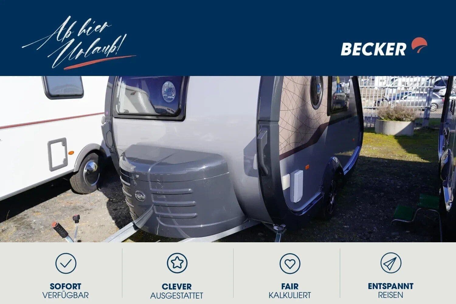 Wohnwagen T@B BASIC 320 bei Wohnwagen Becker GmbH & Co. KG Wohnwagen T@B 320 BASIC mit 2 Schlafplätzen