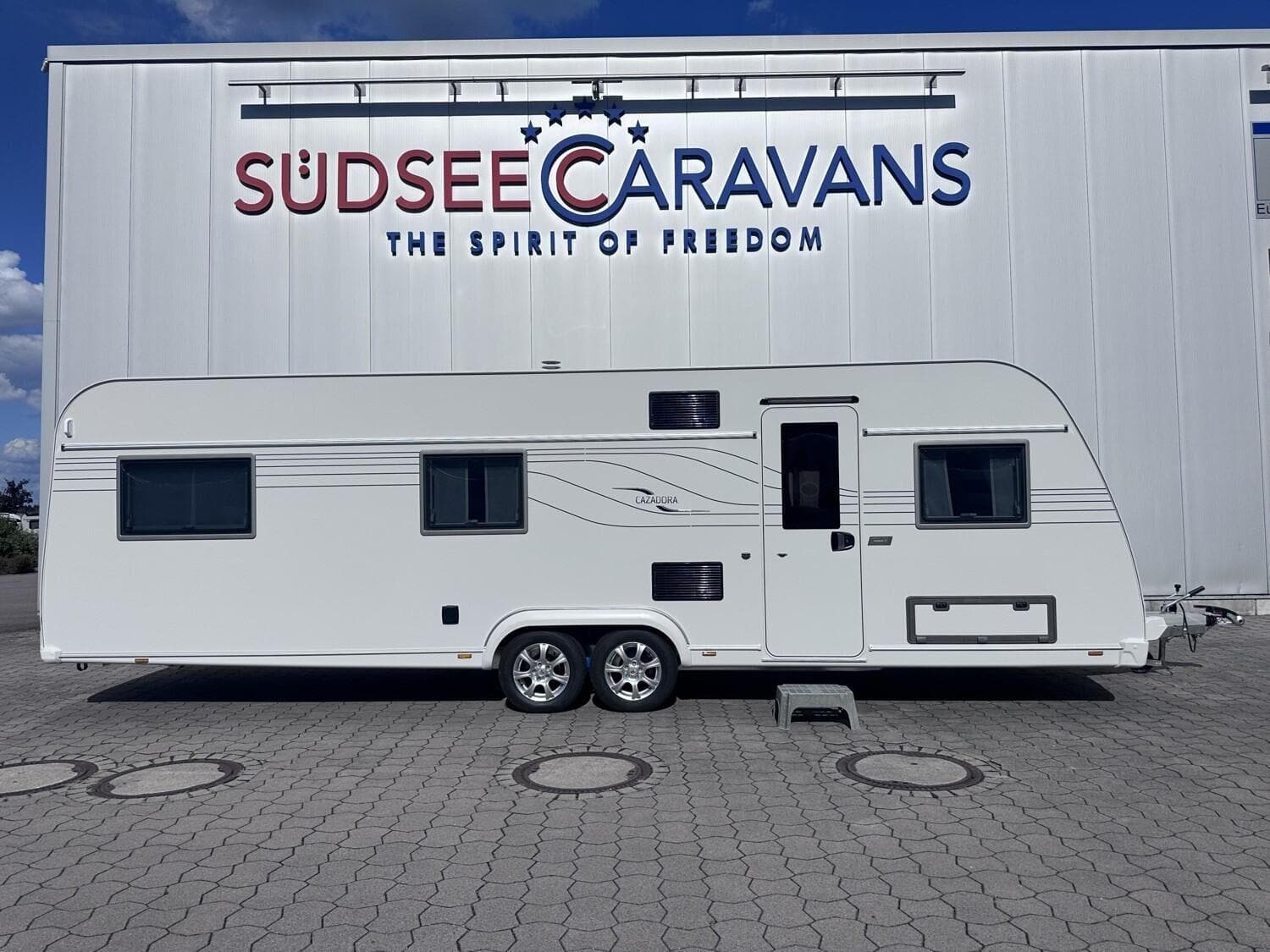 Wohnwagen Tabbert Cazadora 700 KD 2.5 bei Südsee-Camp, Gottfried & Per Thiele OHG Wohnwagen Tabbert 700 KD 2.5 Cazadora mit 7 Schlafplätzen