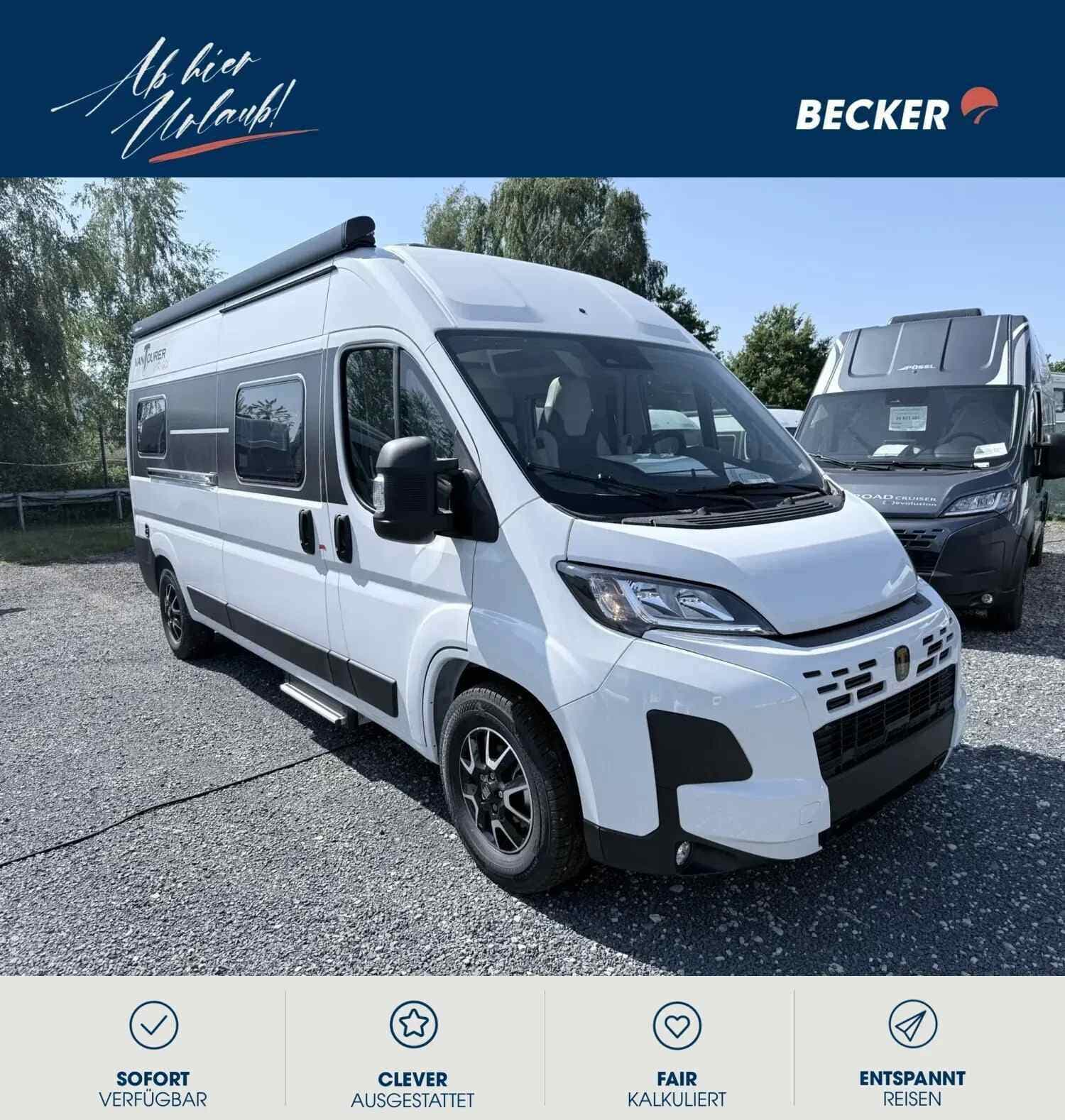 Wohnmobil VANTourer 600 L GO! mit 4 Sitzen bei Wohnwagen Becker GmbH & Co. KG Wohnmobil Fiat Ducato VANTourer GO! 600 L mit 4 Sitzen und 2 Schlafplätzen