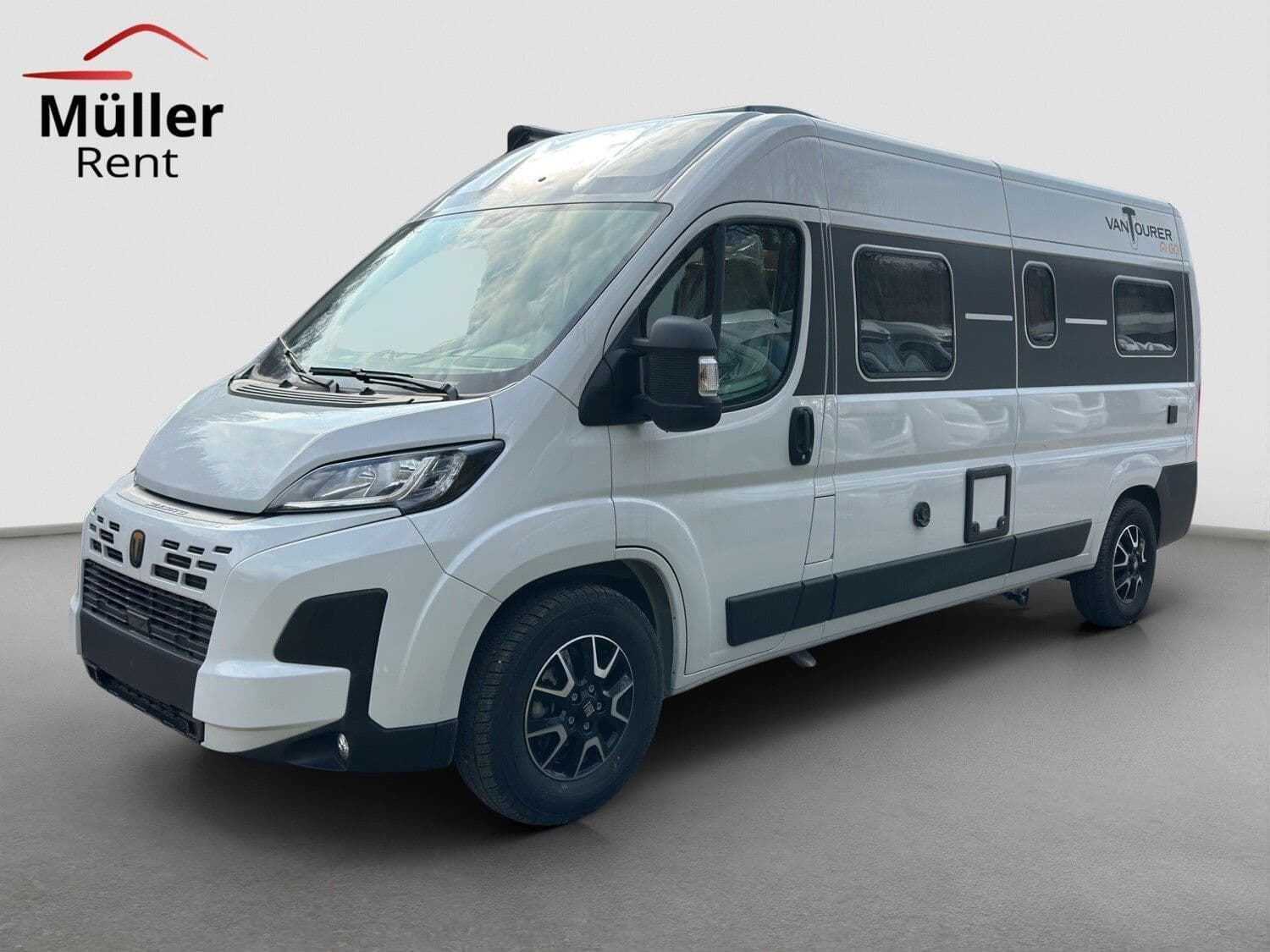 Wohnmobil VANTourer GO 600 L Fiat 140 PS mit 4 Sitzen bei Müller Event & Service GmbH Müller Rent Wohnmobil Fiat Ducato VANTourer Fiat 140 PS GO 600 L mit 4 Sitzen und 2 Schlafplätzen