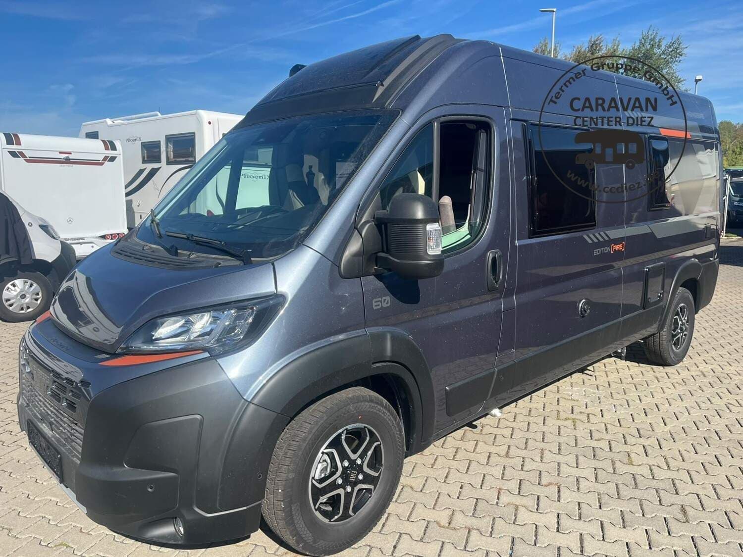 Wohnmobil Weinsberg CaraBus EDITION FIRE 600 MQ mit 4 Sitzen bei Termer Gruppe GmbH Wohnmobil Fiat Ducato Weinsberg 600 MQ CaraBus EDITION FIRE mit 4 Sitzen und 3 Schlafplätzen