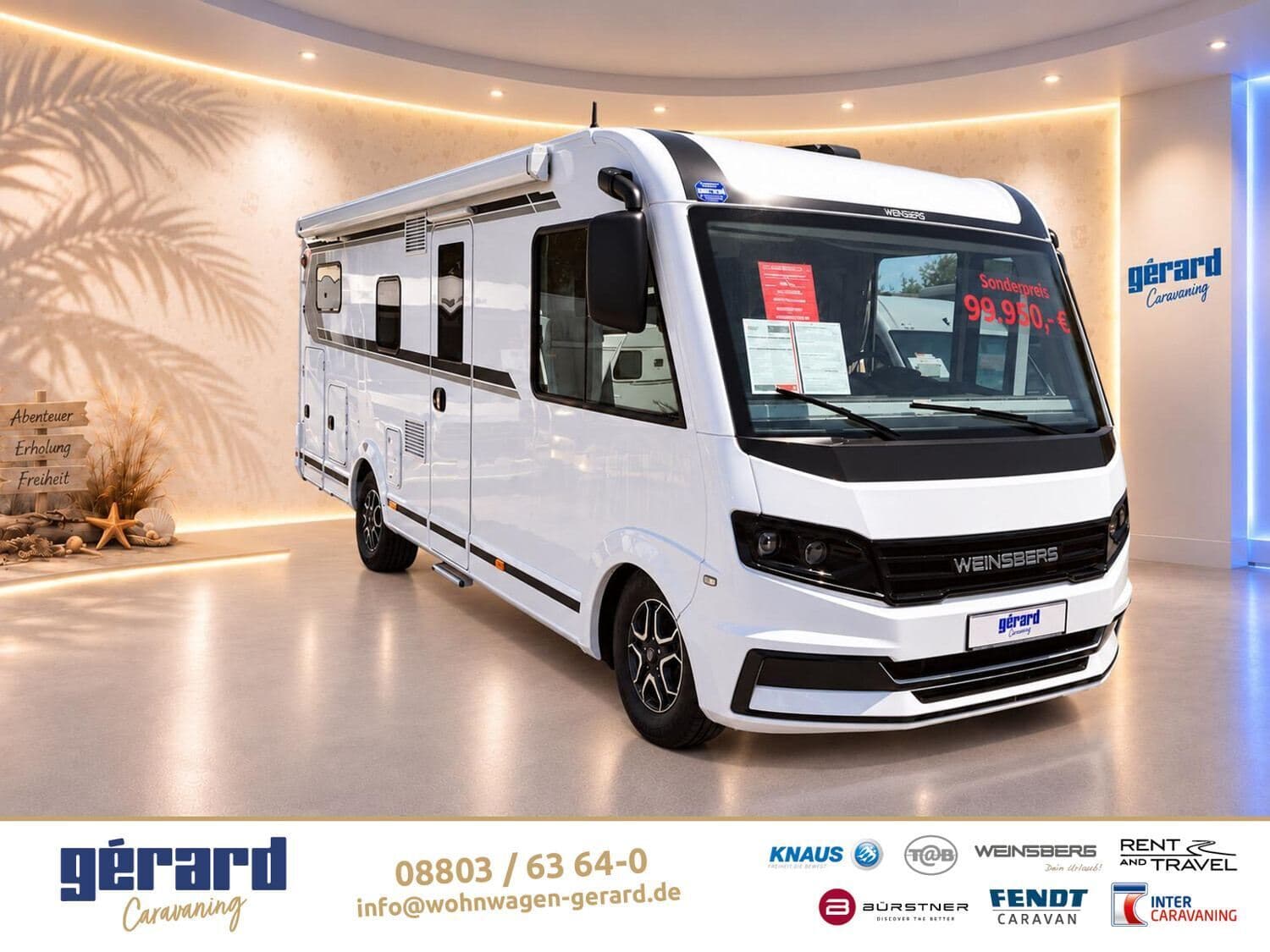 Wohnmobil Weinsberg CaraCore 700 MEG mit 4 Sitzen bei Wohnwagen Gérard GmbH Wohnmobil Fiat Ducato Weinsberg 700 MEG CaraCore mit 4 Sitzen und 5 Schlafplätzen