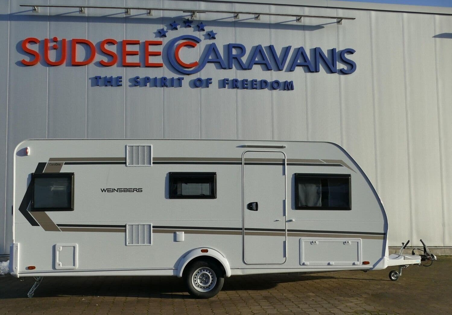 Wohnwagen Weinsberg CaraOne 550 QDK bei Südsee-Camp, Gottfried & Per Thiele OHG Wohnwagen Weinsberg 550 QDK CaraOne mit 2 Schlafplätzen