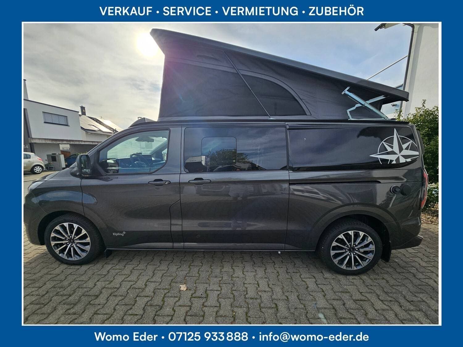 Wohnmobil Westfalia Kipling 170 PS Automatik mit 4 Sitzen bei Eder GmbH- Wohnmobile- Wohnwagen Wohnmobil Ford Tourneo Custom Westfalia 170 PS Automatik Kipling mit 4 Sitzen und 4 Schlafplätzen